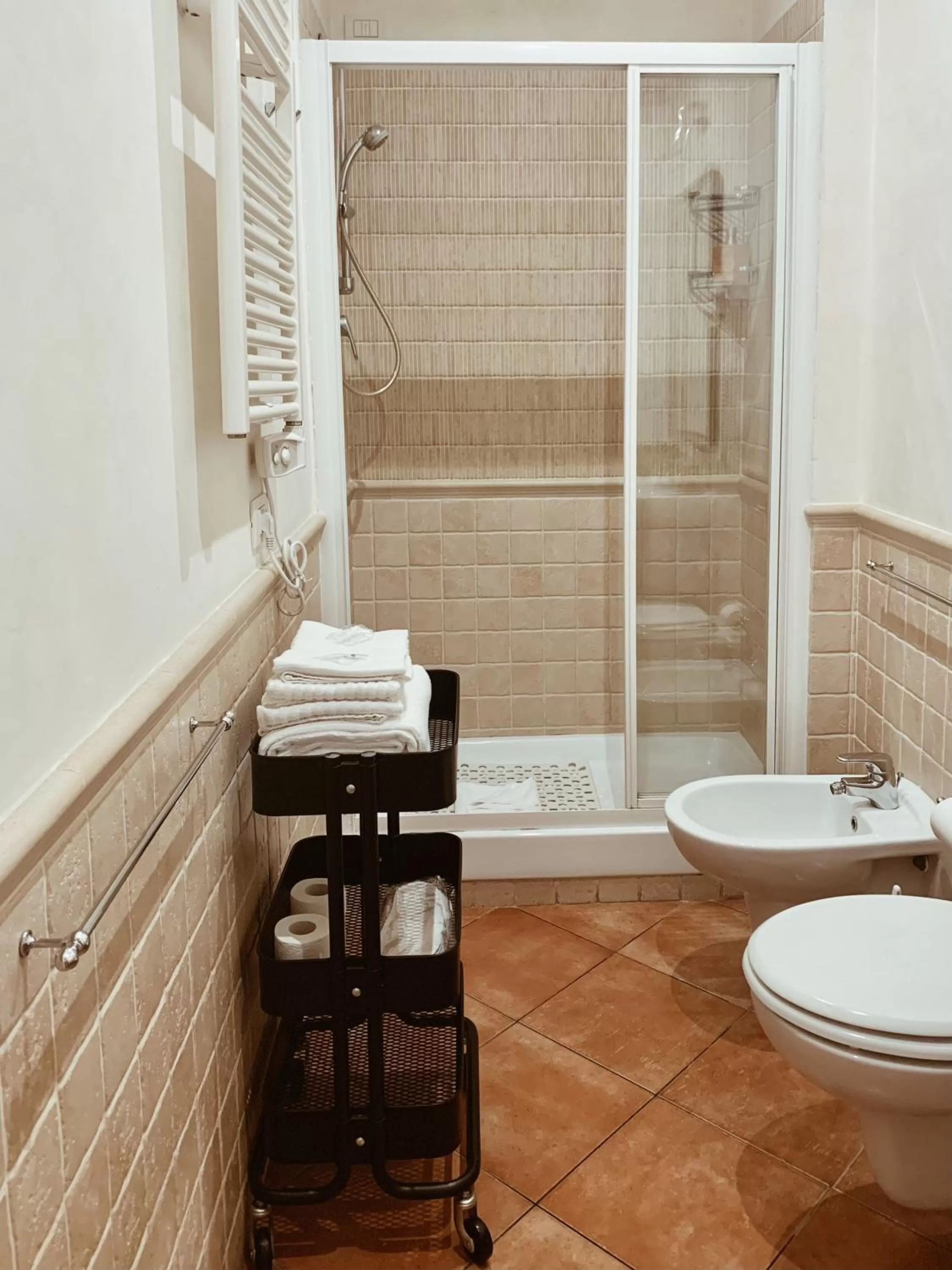 Shower in Residenza Sciarra B&B