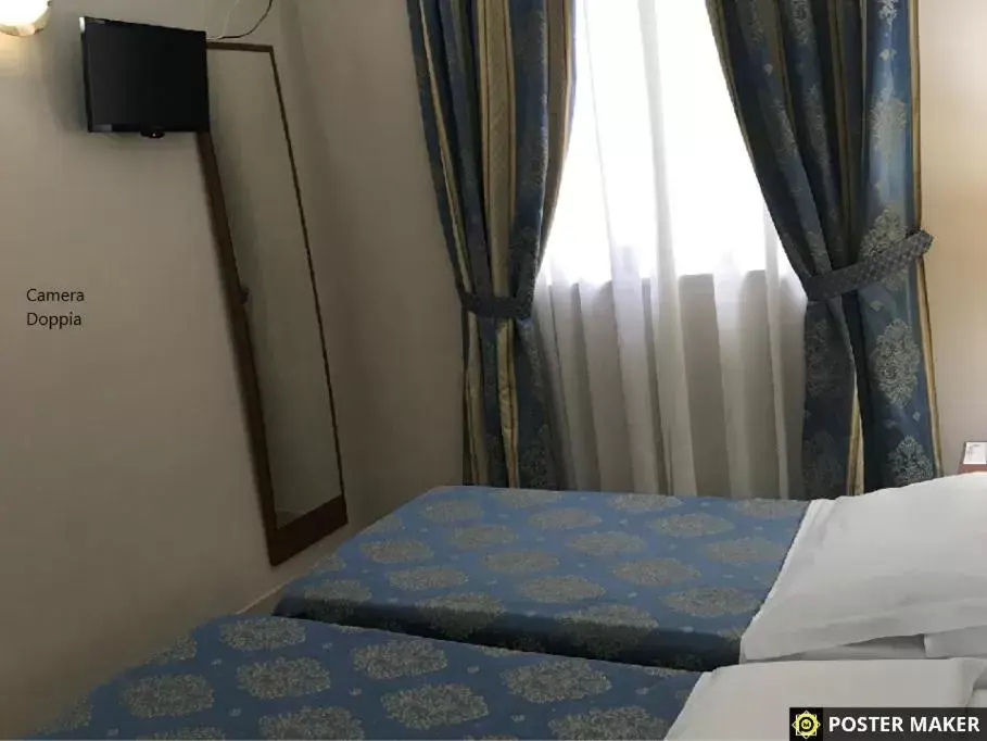 Bed in Hotel Rigolfo