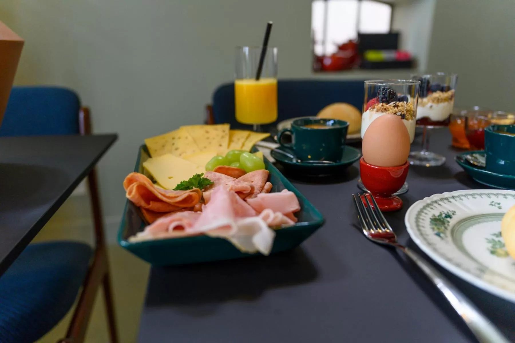 Continental breakfast in B&B Turfkade9