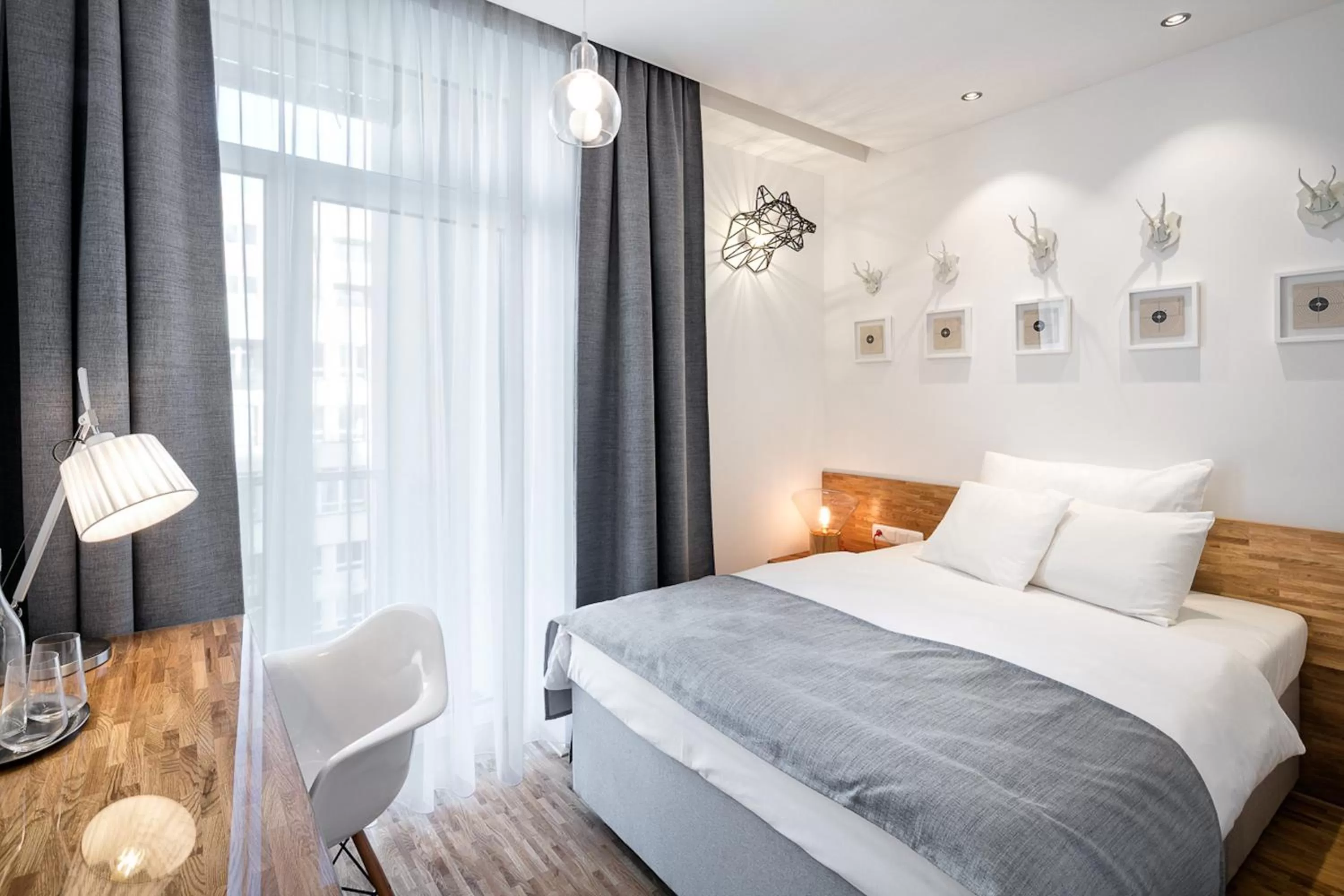 Bed in Pytloun Grand Hotel Imperial