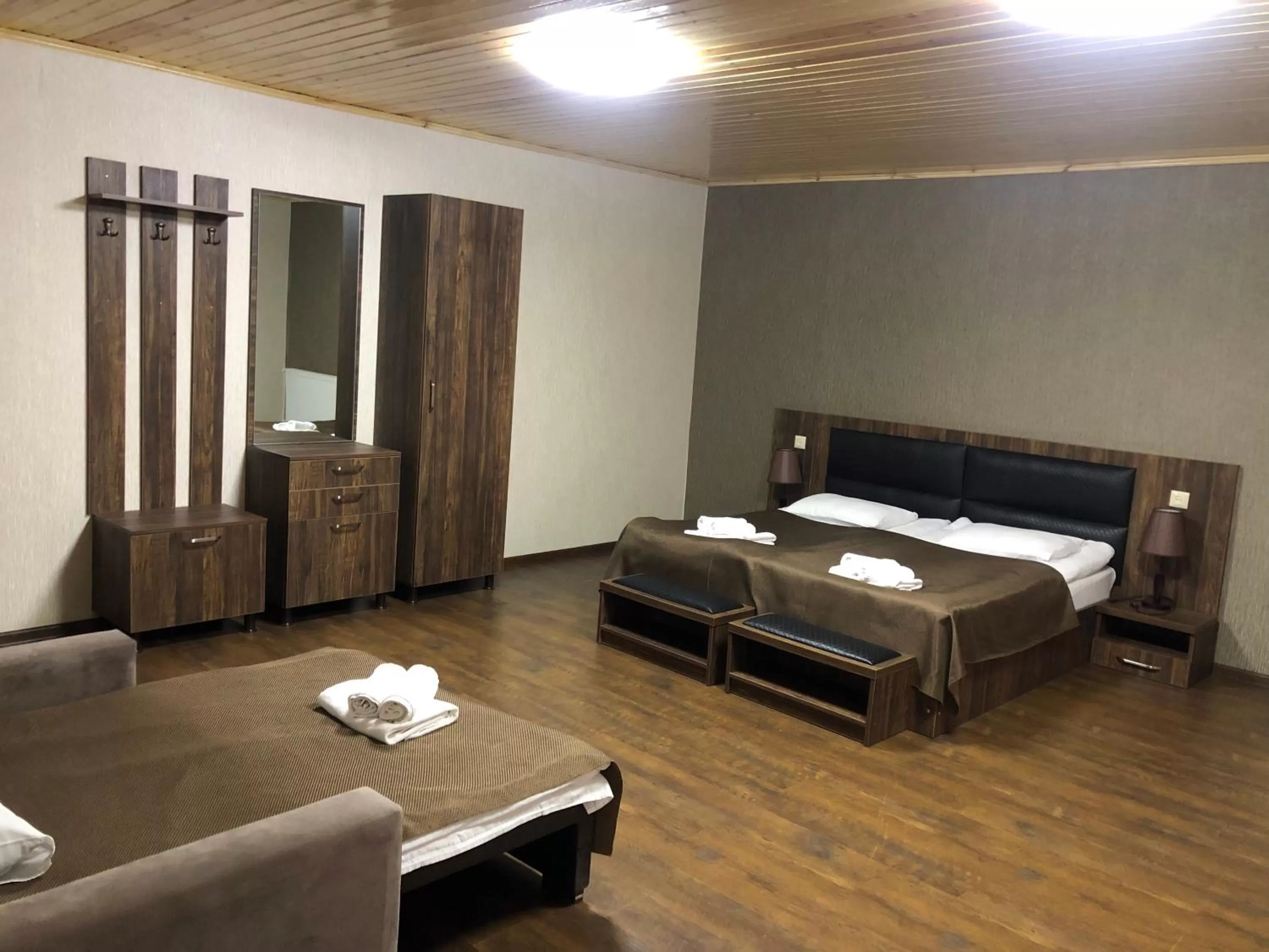 Bed in Hotel Shgedi Mestia