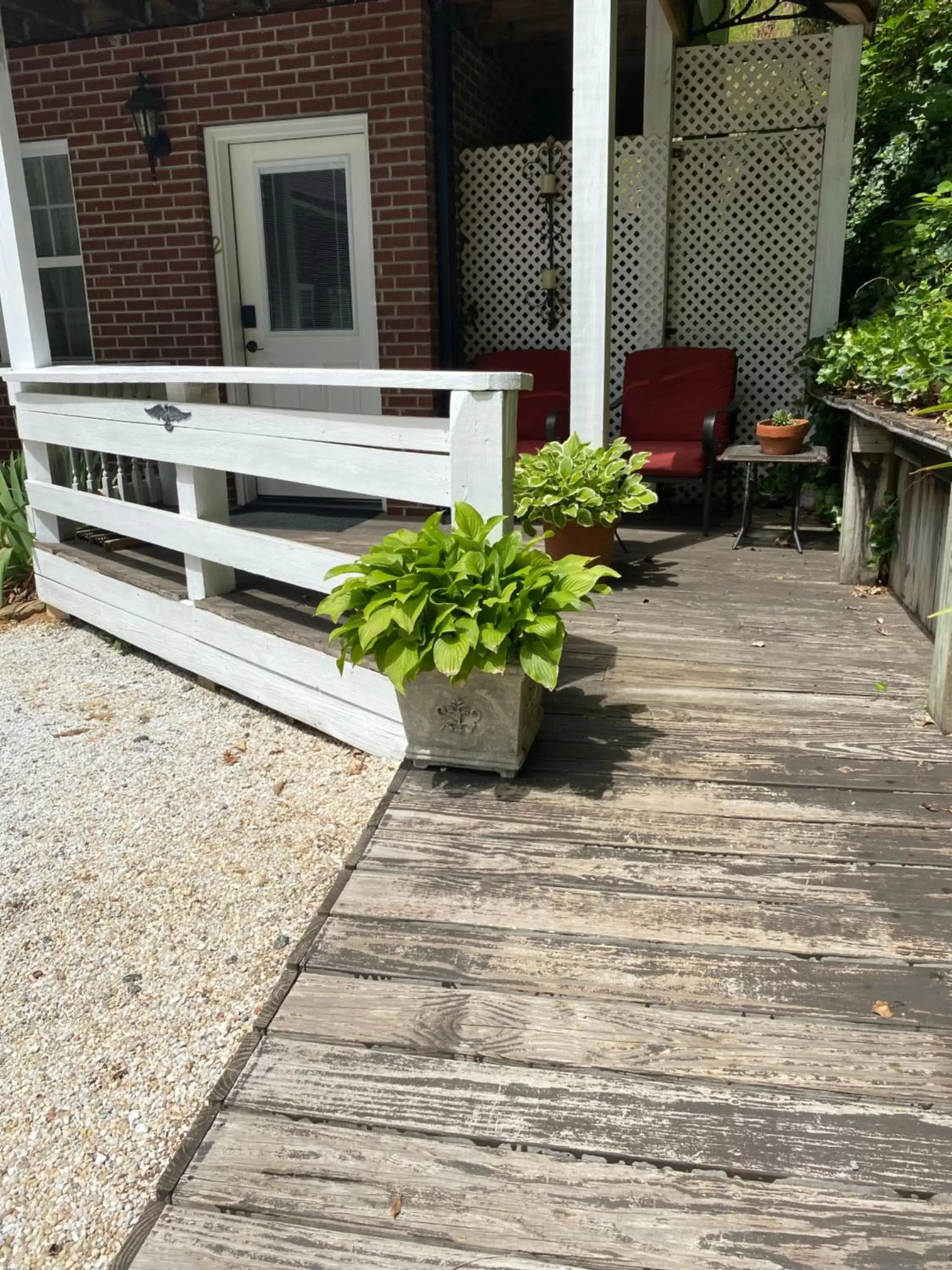 Patio in Grafton Lodge