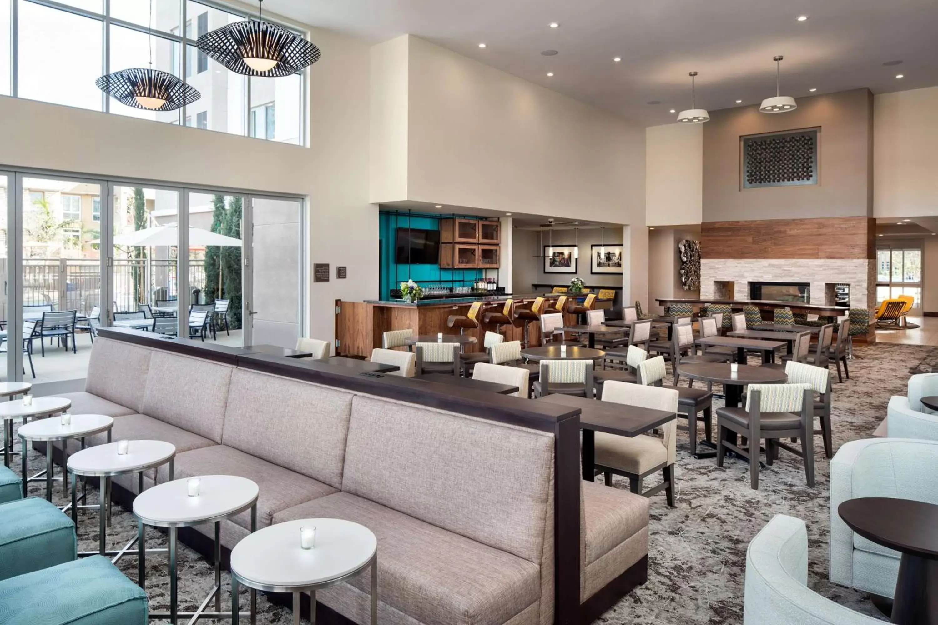 Lobby or reception, Lounge/Bar in Homewood Suites by Hilton Aliso Viejo Laguna Beach