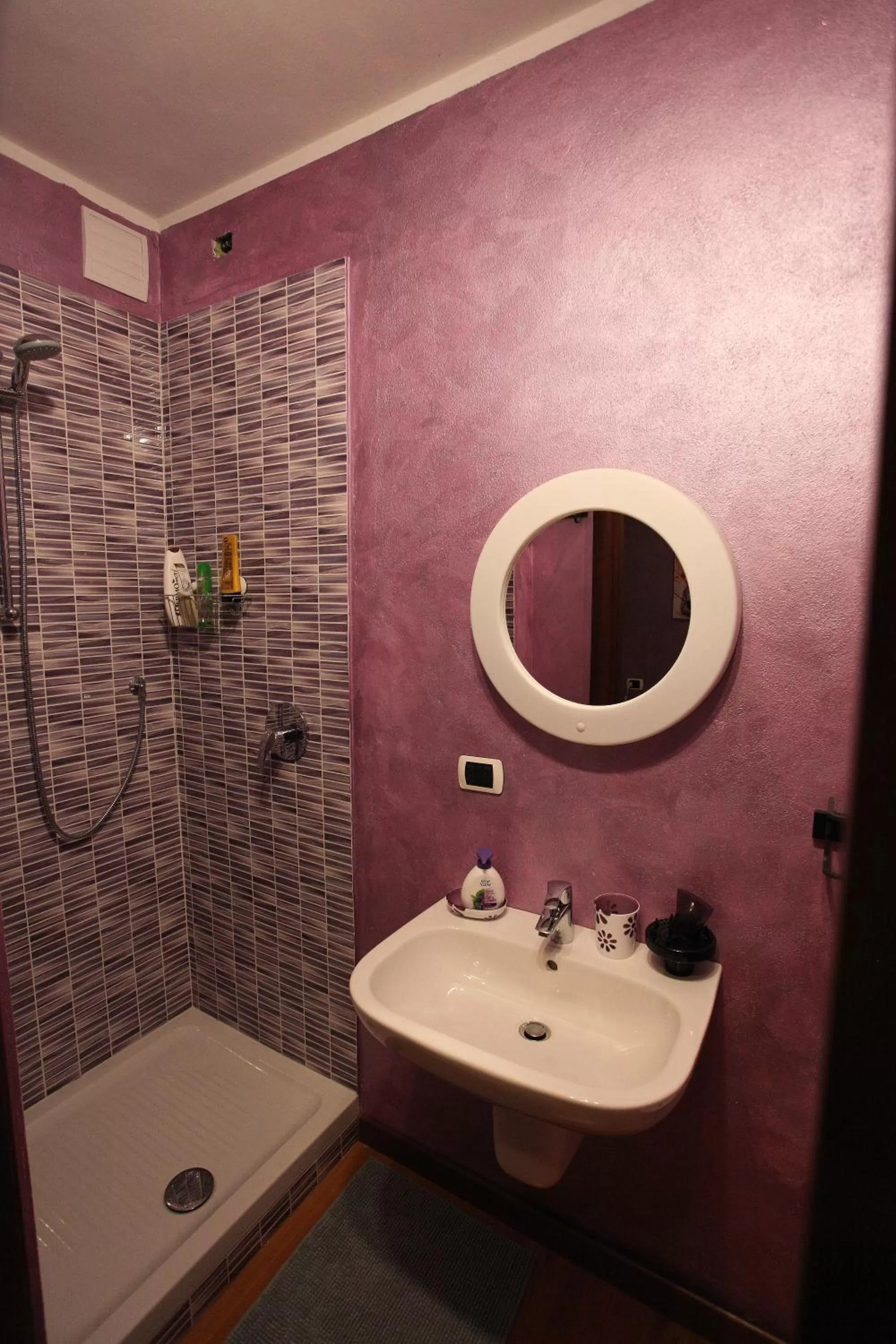 Shower in B&B Villa Anita