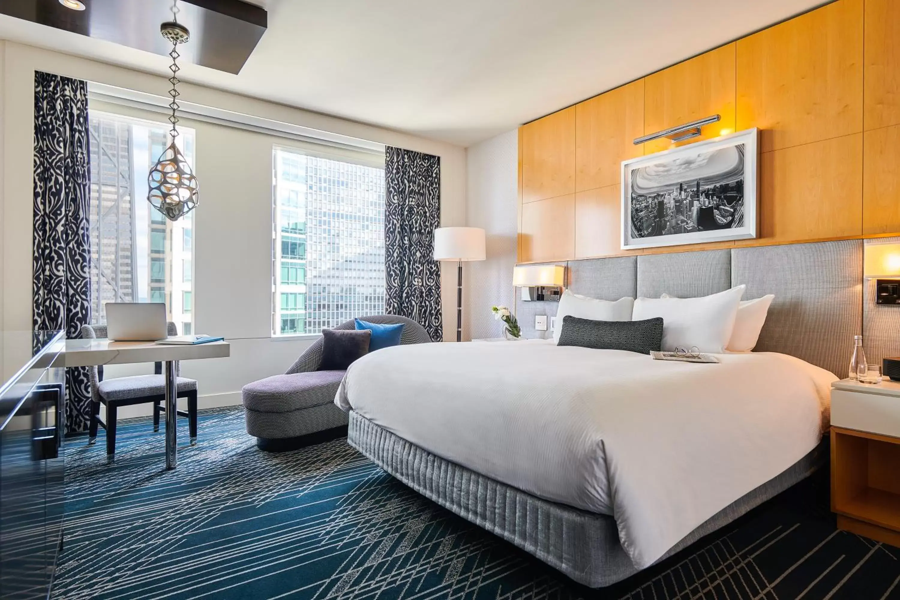 Bedroom, Bed in Sofitel Chicago Magnificent Mile