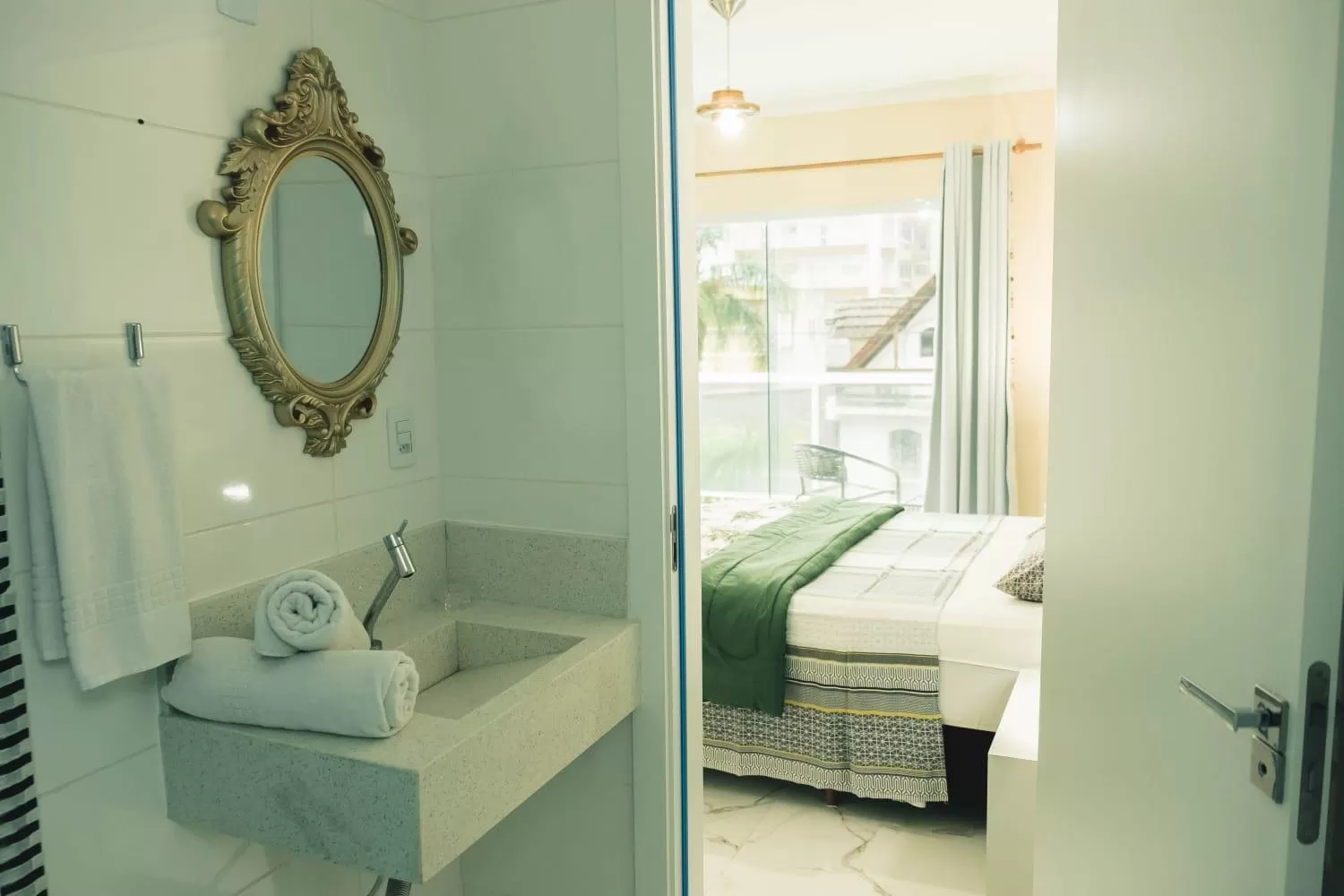 Bed in Pousada Cavalero