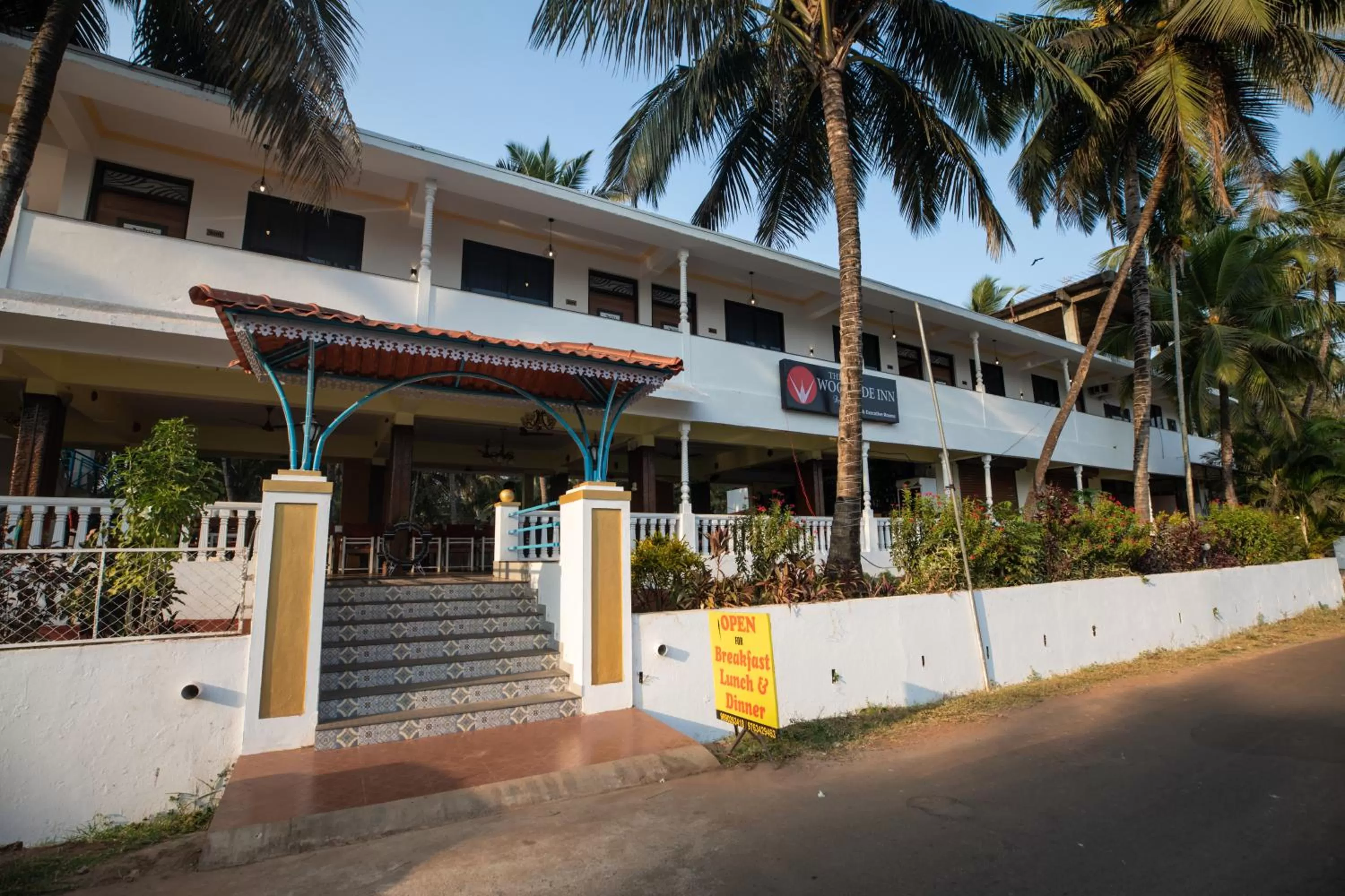 Facade/entrance in The Woodside Inn