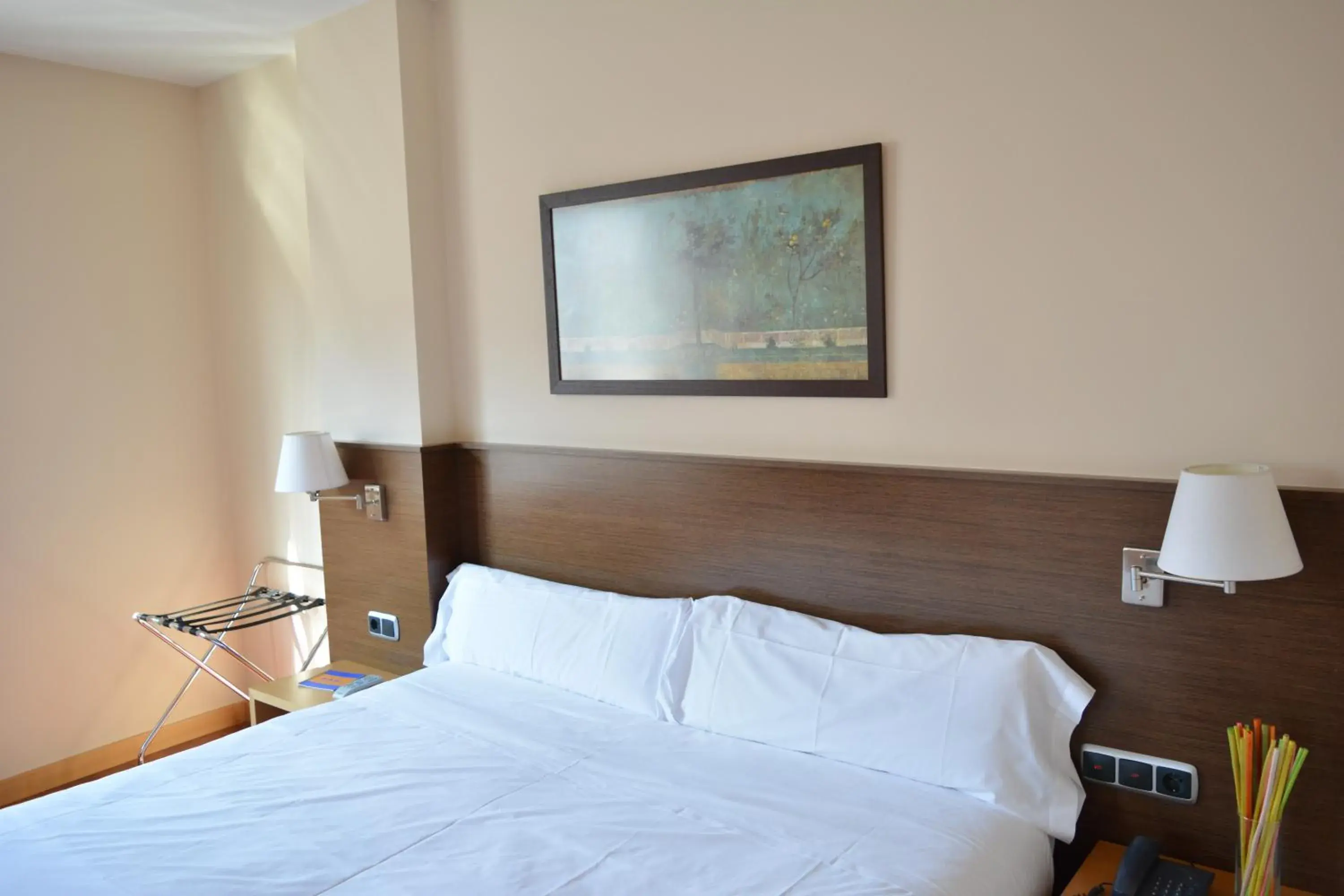 Bed in Hotel Palacio Congresos