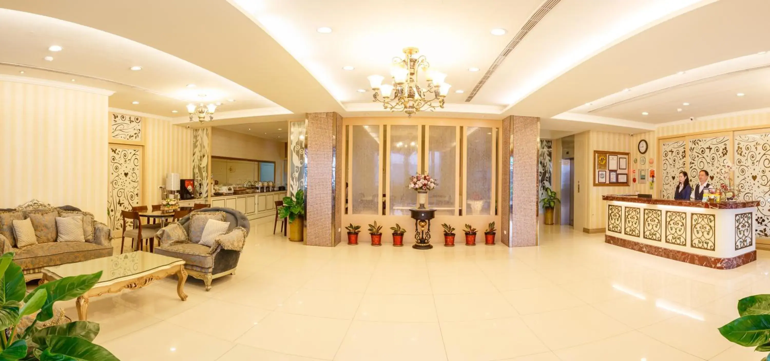 Lobby or reception, Banquet Facilities in Spring Art Hotel