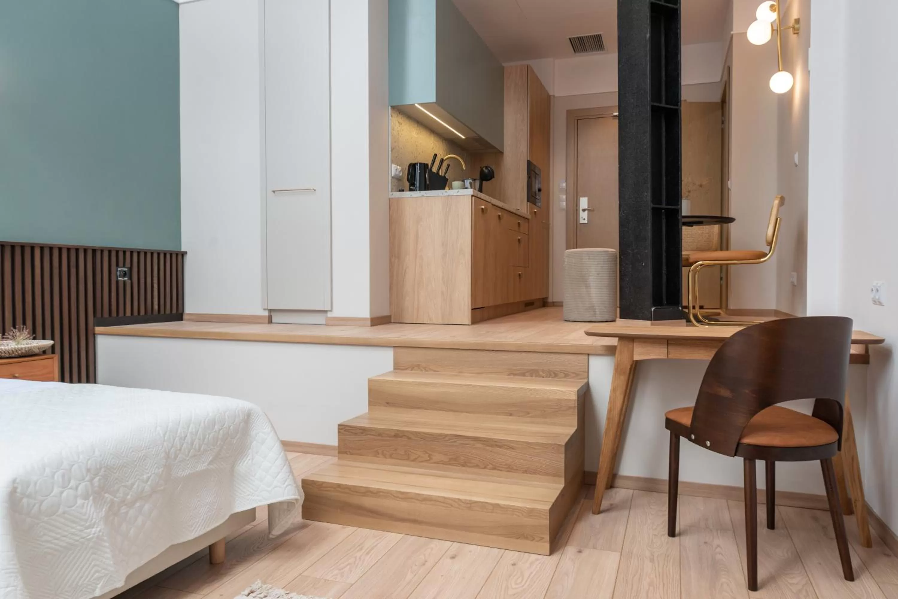 Kitchen or kitchenette in Monciak55 Sopot Apartments