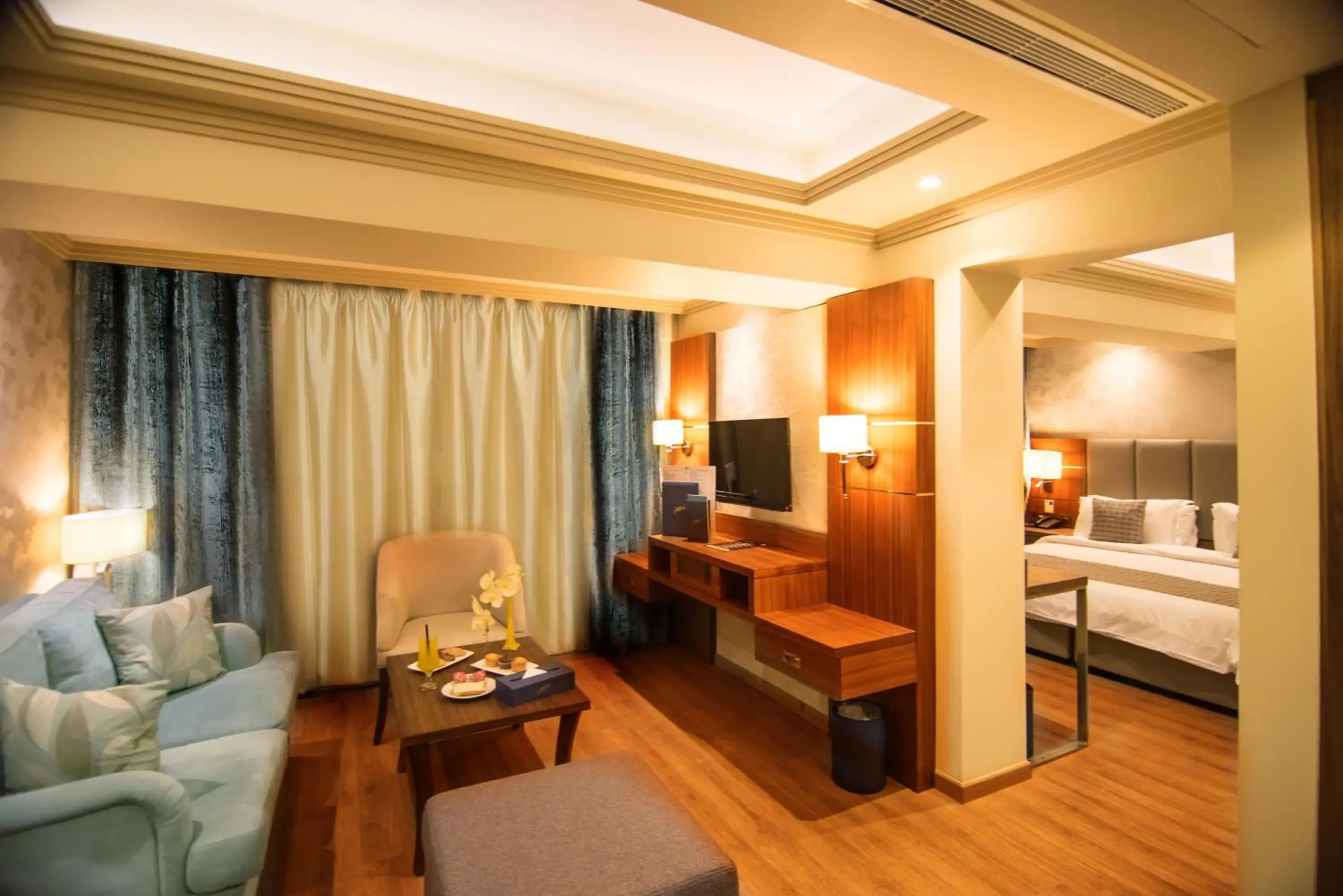 Living room, Bed in Gems Hotel Living room, Bed in Gems Hotel