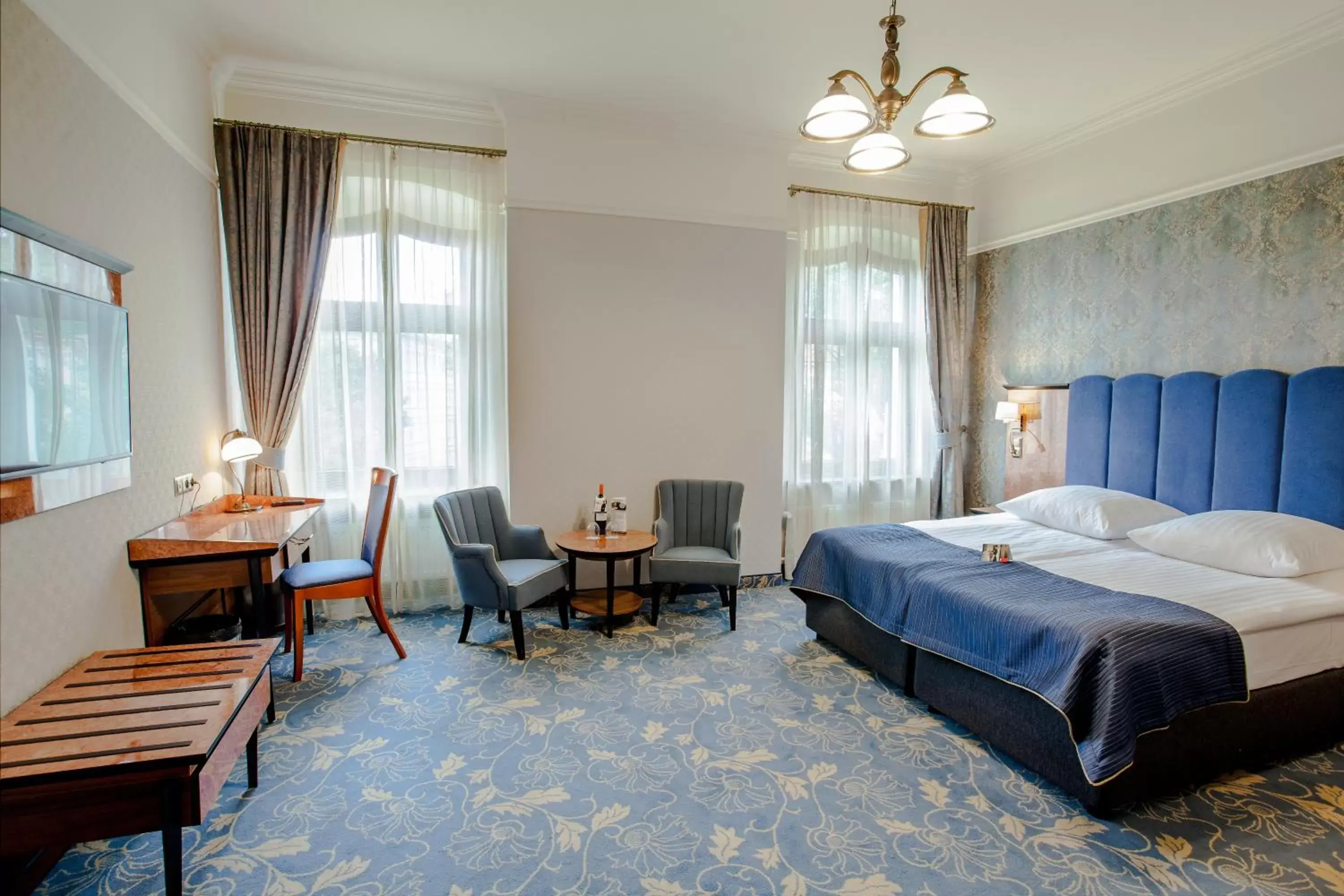 Bed in Hotel Diament Plaza Gliwice