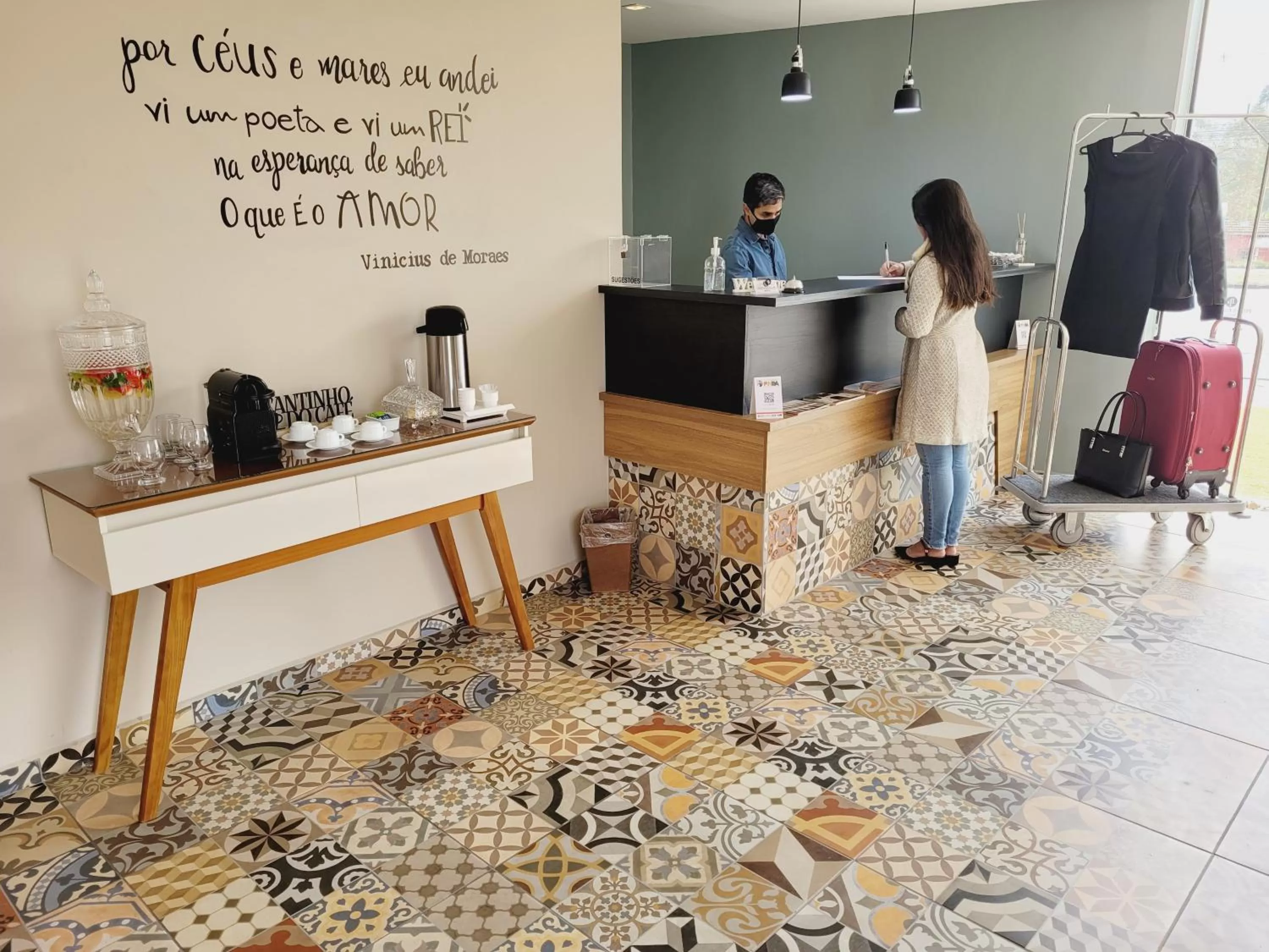 Lobby or reception in Pinda Palace Hotel