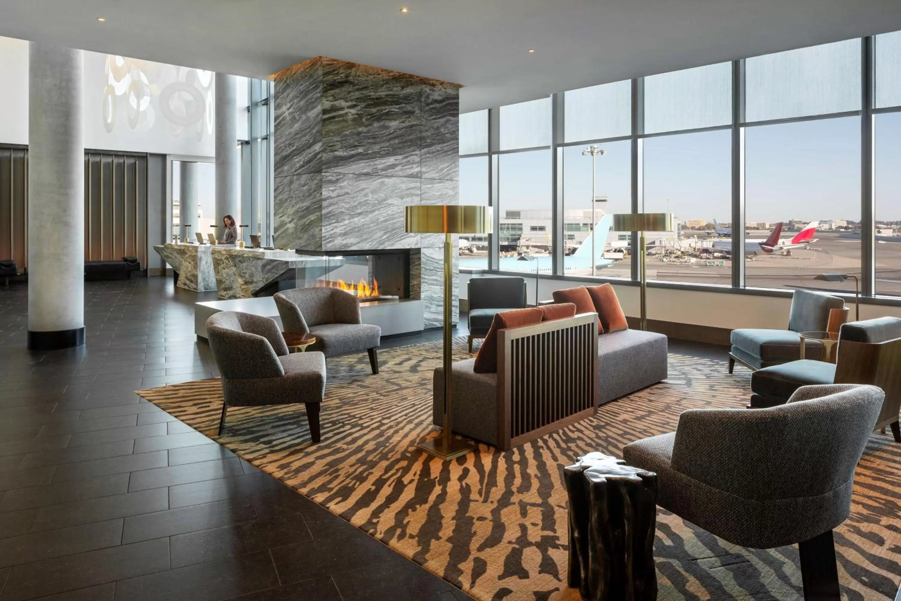 Lobby or reception in Grand Hyatt at SFO