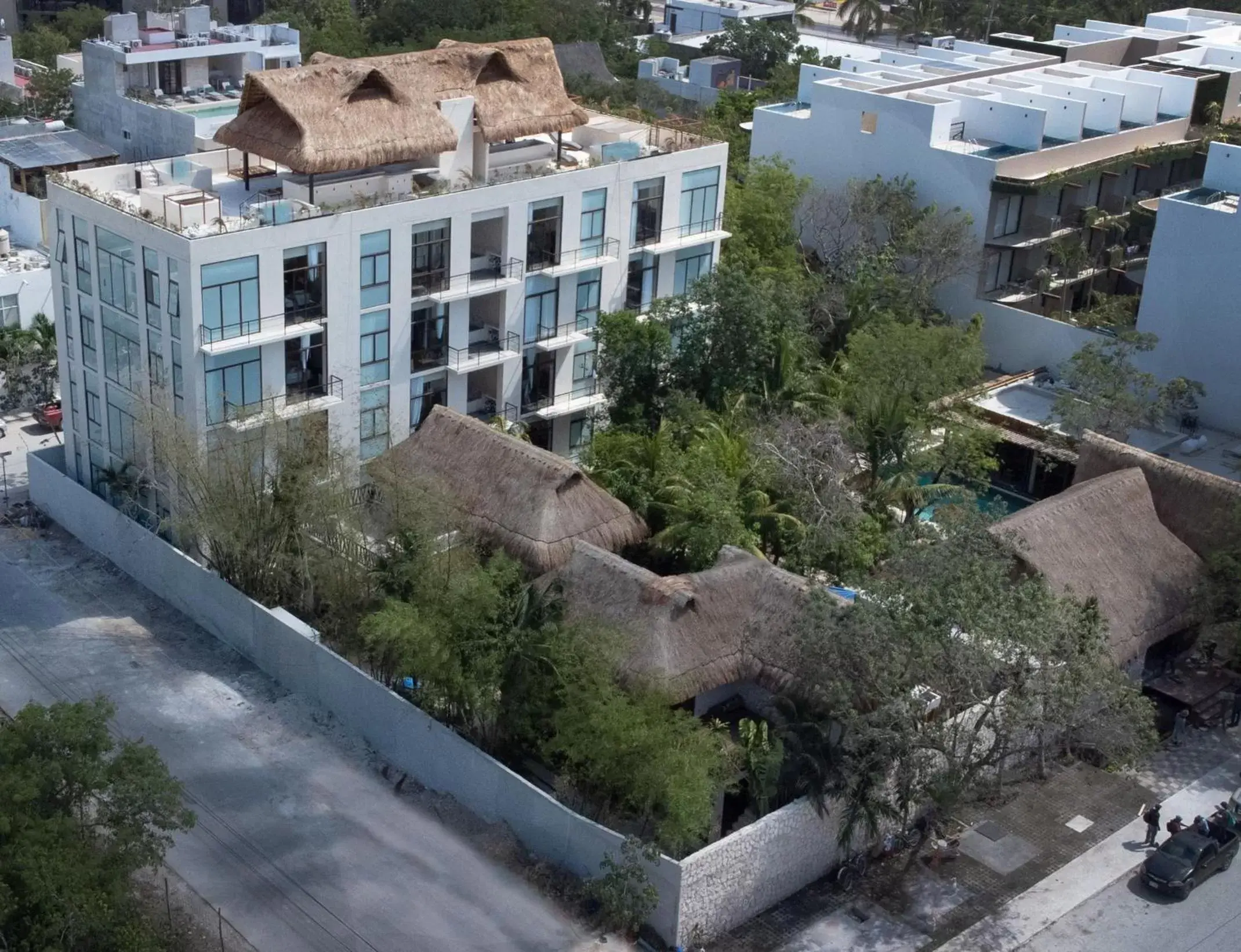 Property building, Bird's-eye View in Prana Boutique Hotel Tulum