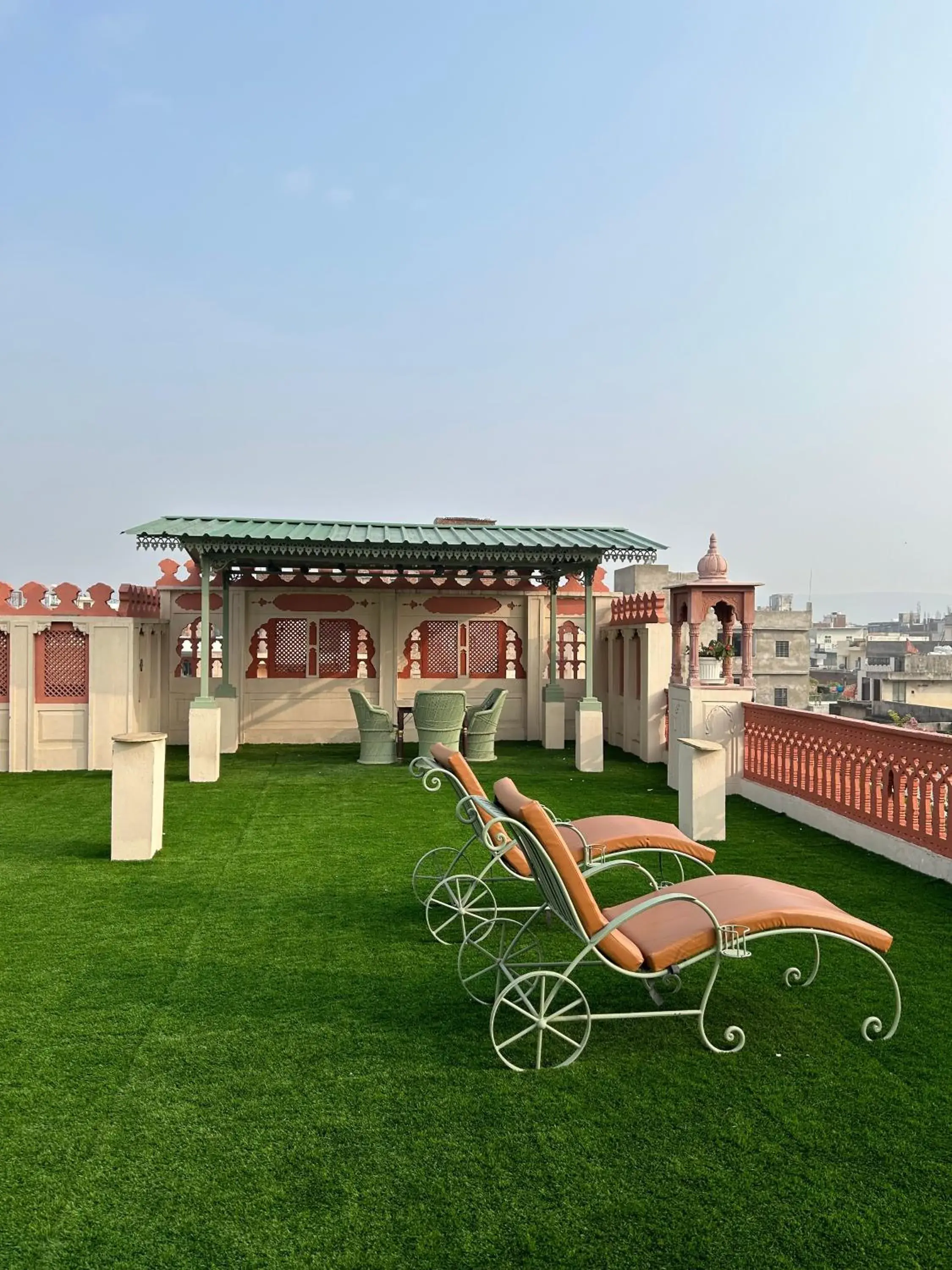 Balcony/Terrace, Property Building in Suryaa Villa Jaipur - A Boutique Heritage Haveli