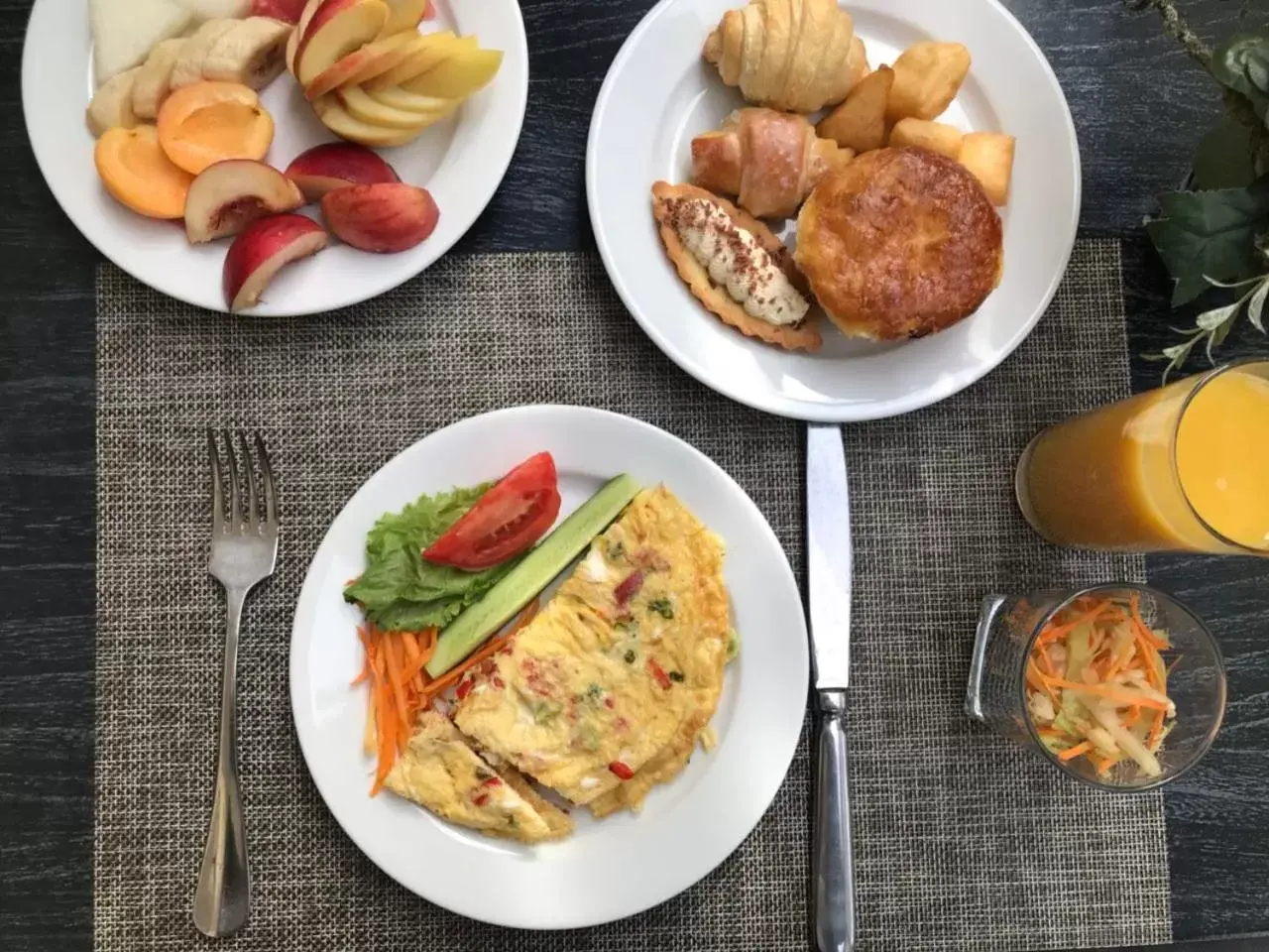 Food close-up in Bishkek Boutique Hotel