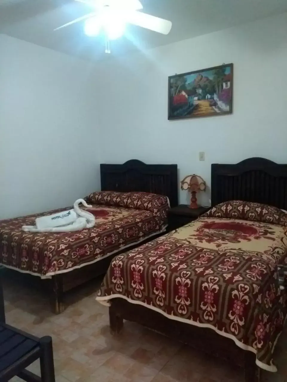 Bed in Hotel Yara