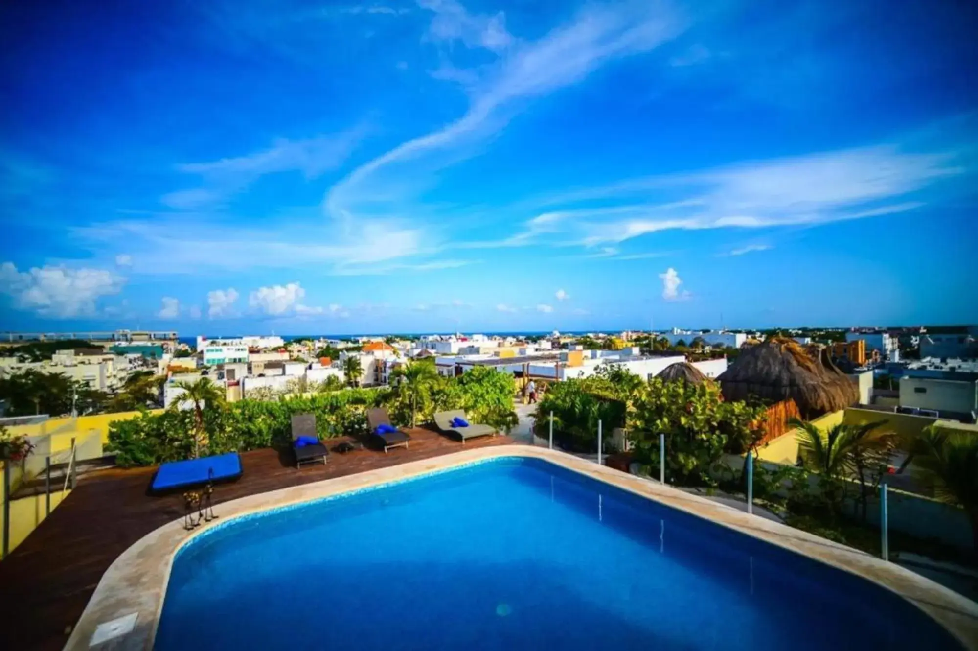 Bird's eye view, Pool View in Encanto Riviera