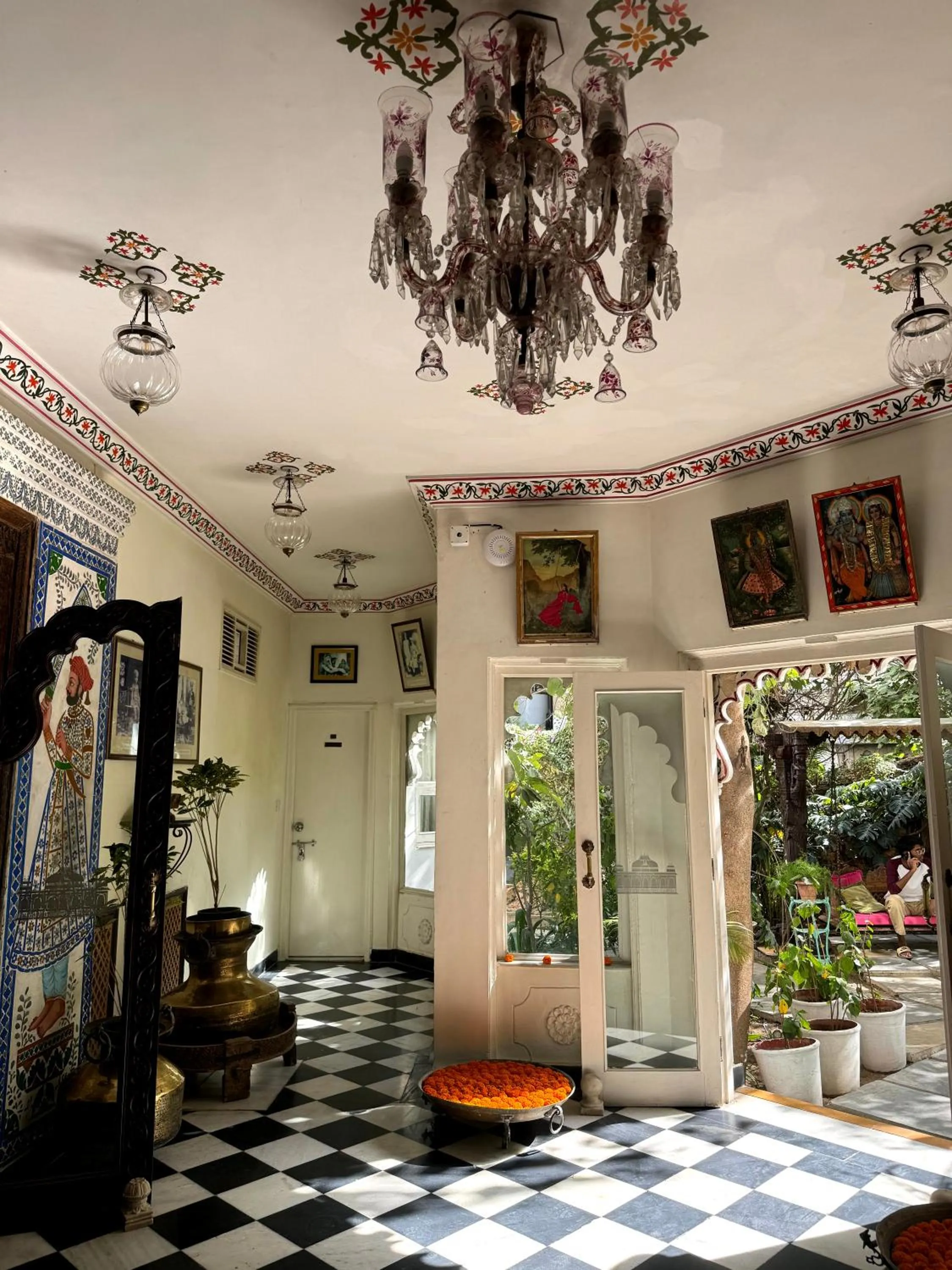 Living room in Hotel Udai Kothi