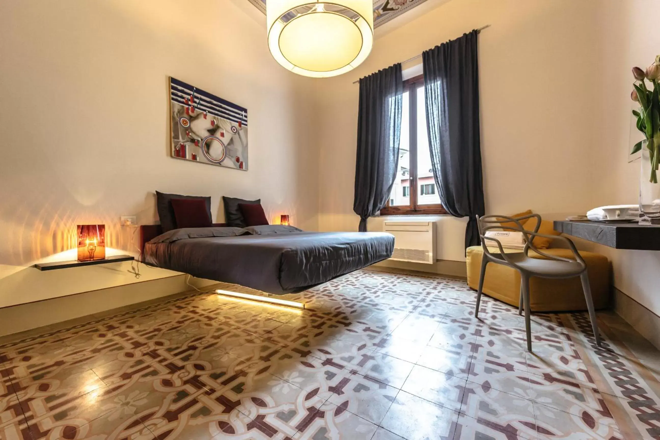 Bedroom, Seating Area in Residenza Cavour