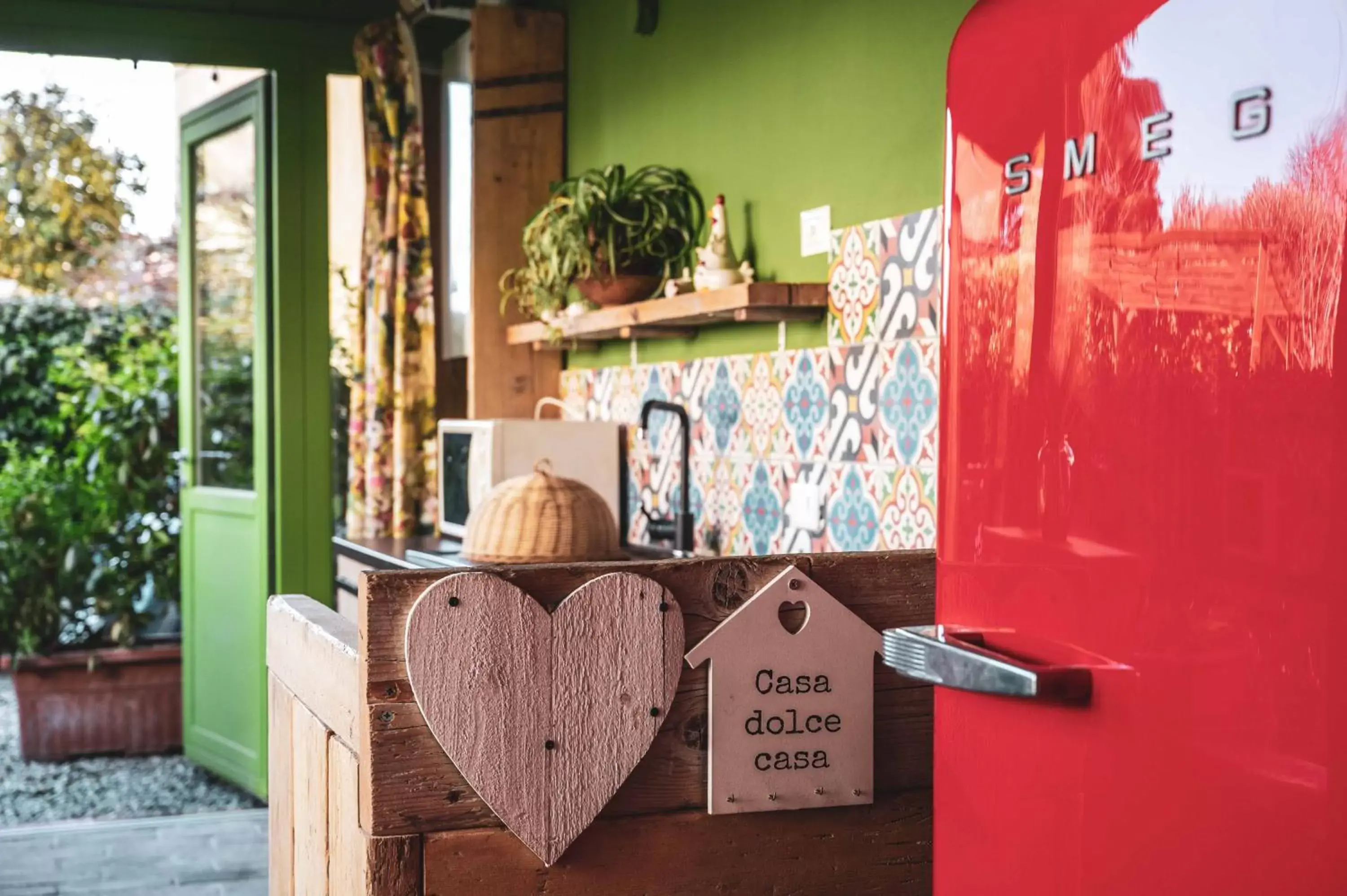 Kitchen or kitchenette in B&B Corte del Mincio