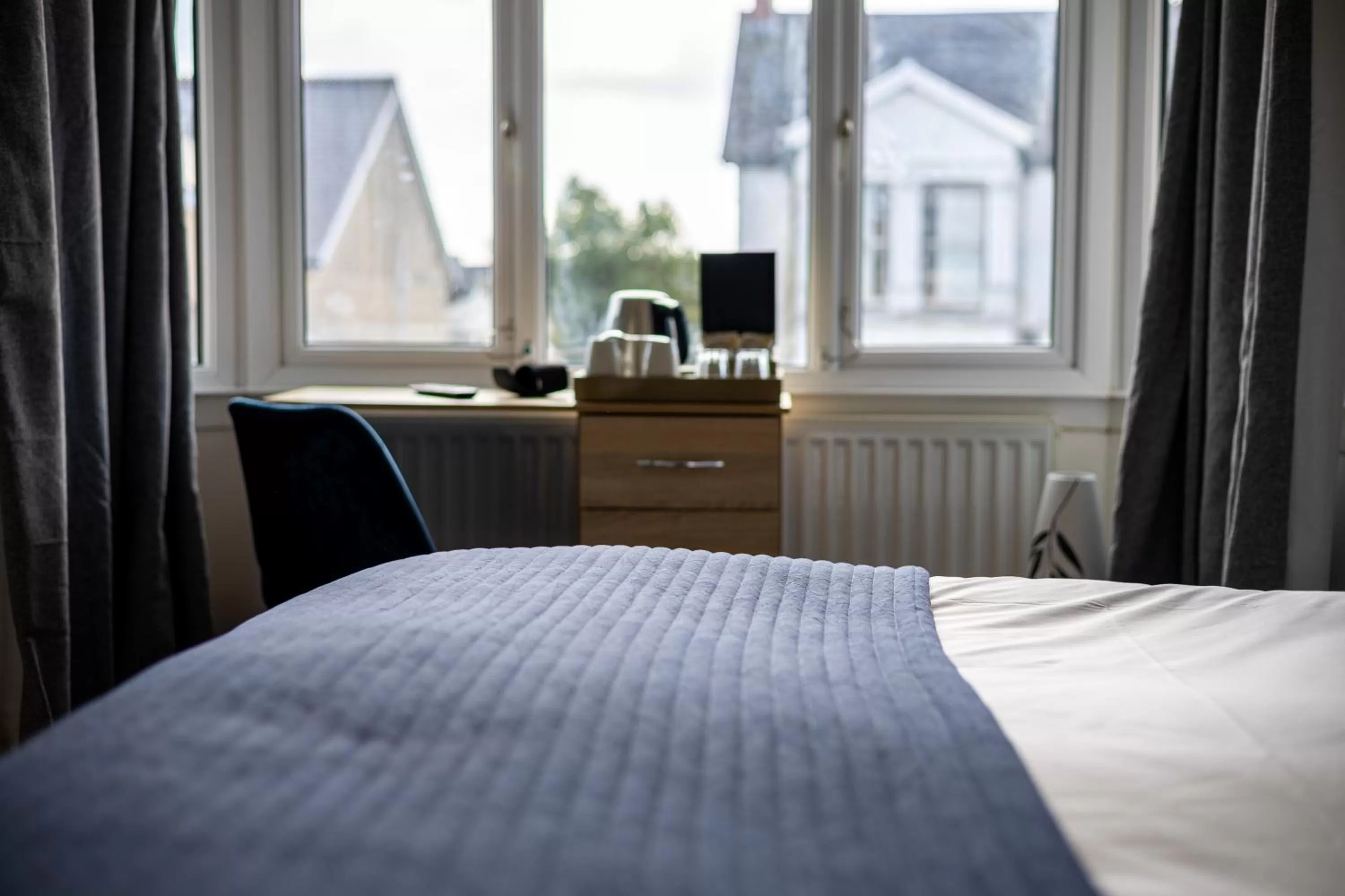 Bed in The Angharad Hotel and Restaurant