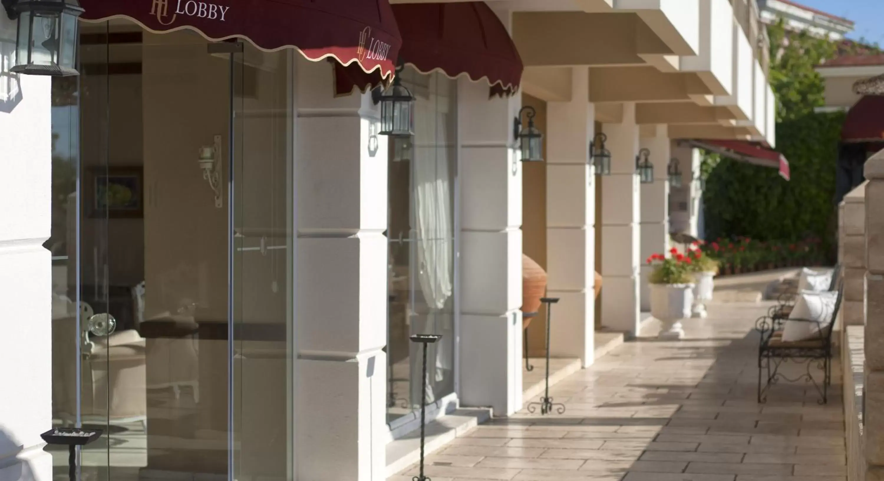 Lobby or reception in Hotel Carina