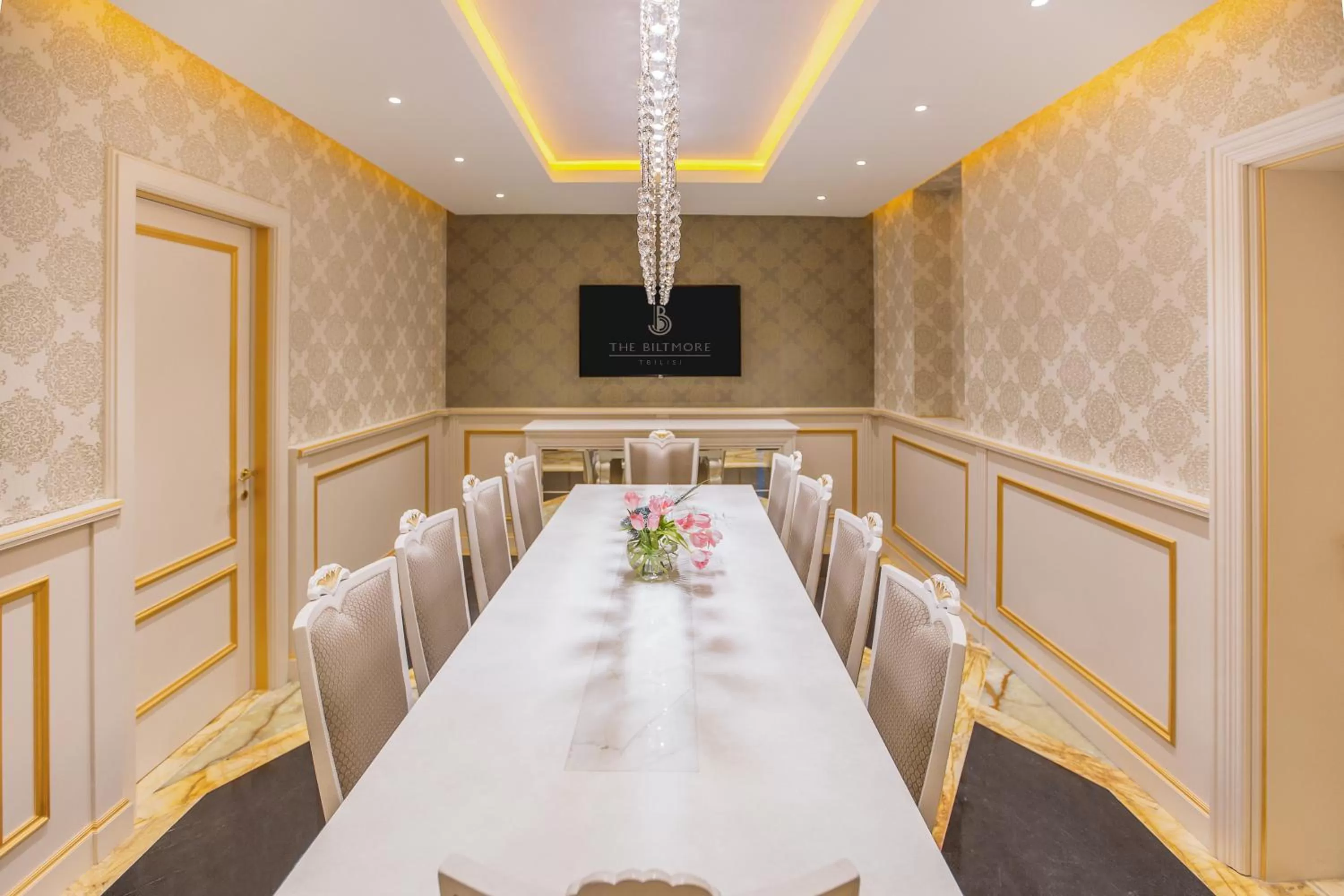 Dining area in The Biltmore Tbilisi Hotel