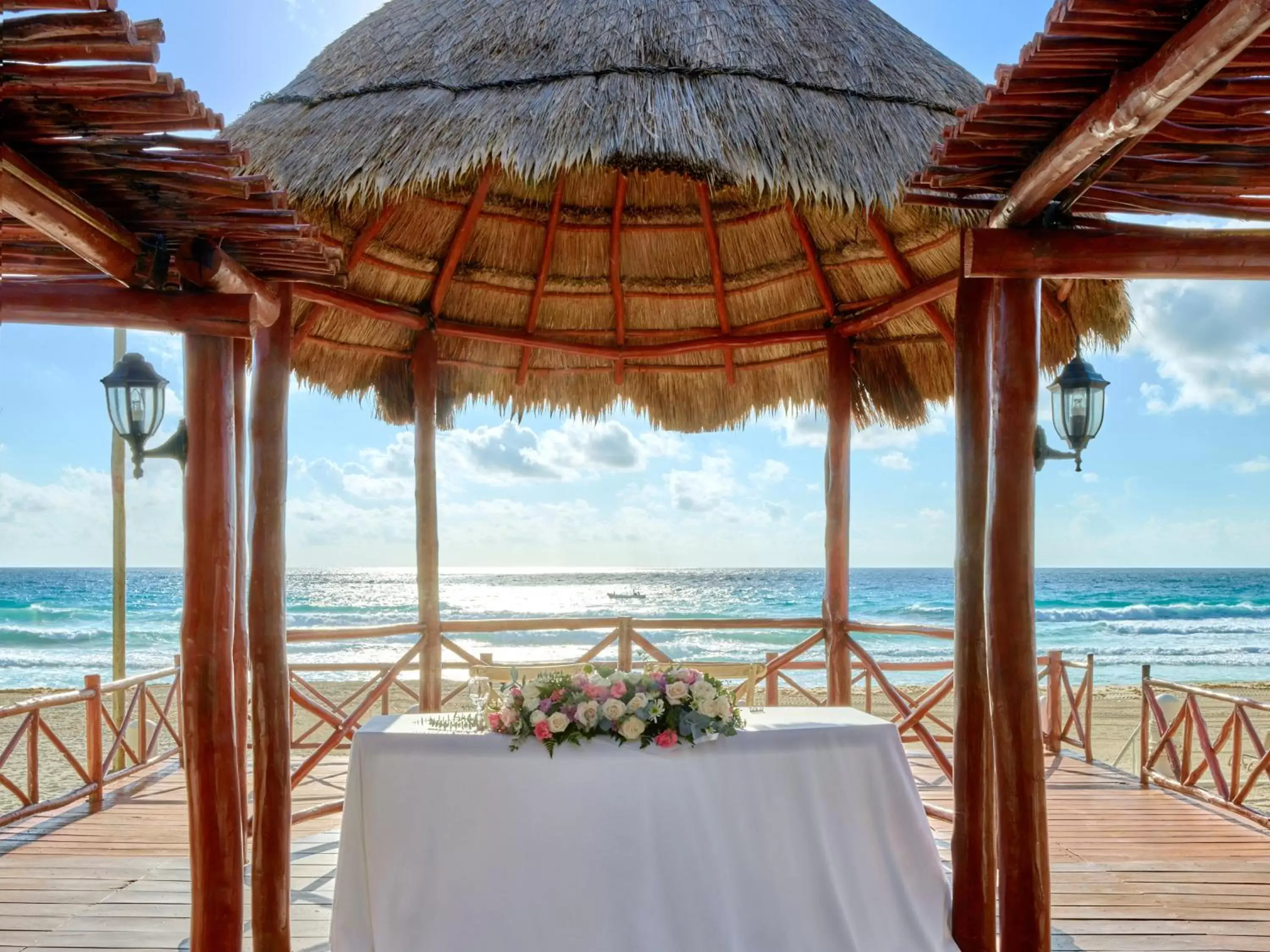 Garden, Restaurant/Places to Eat in Fiesta Americana Condesa Cancun - All Inclusive