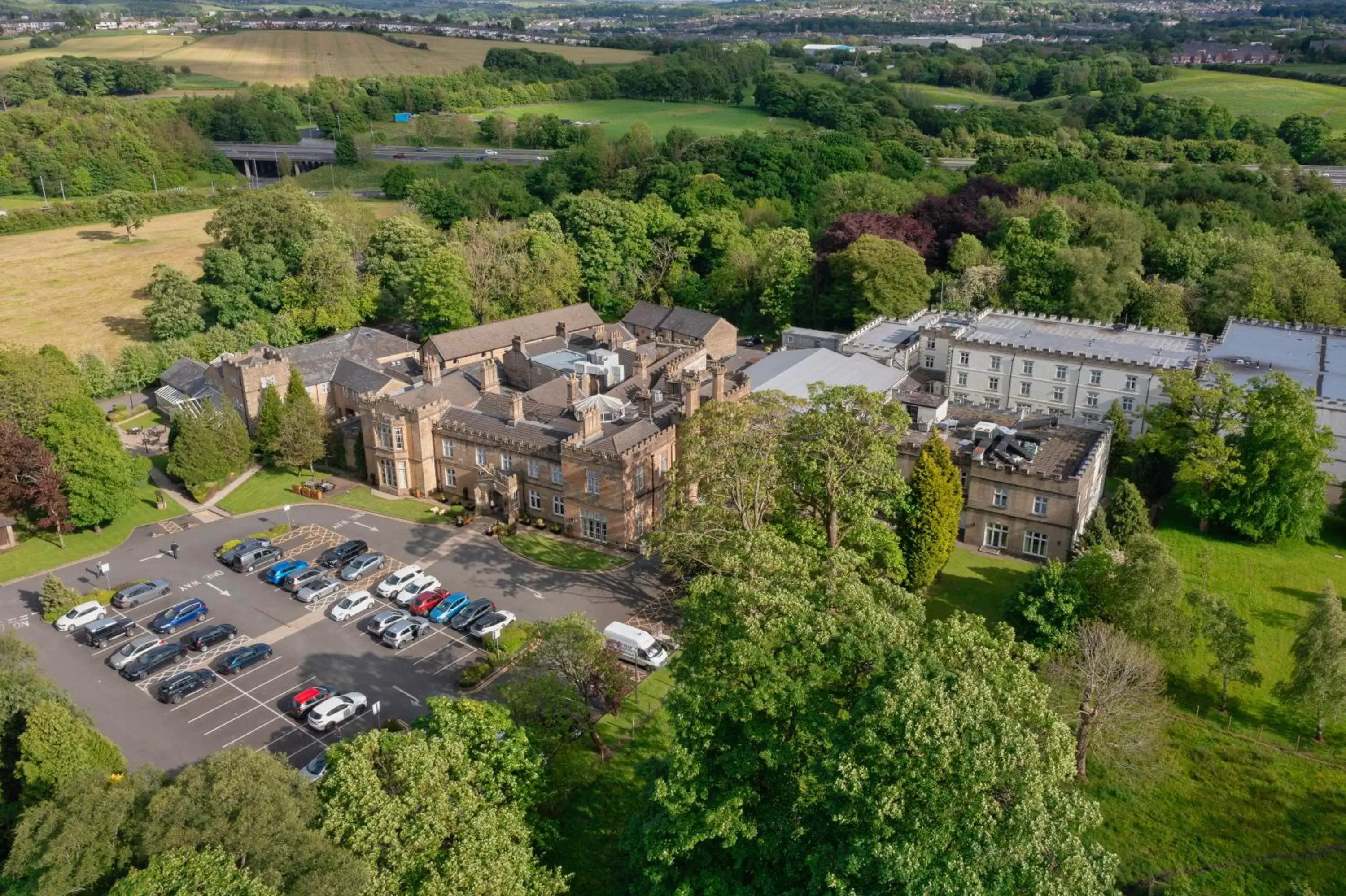 Property building, Bird's-eye View in Mercure Blackburn Dunkenhalgh Hotel & Spa