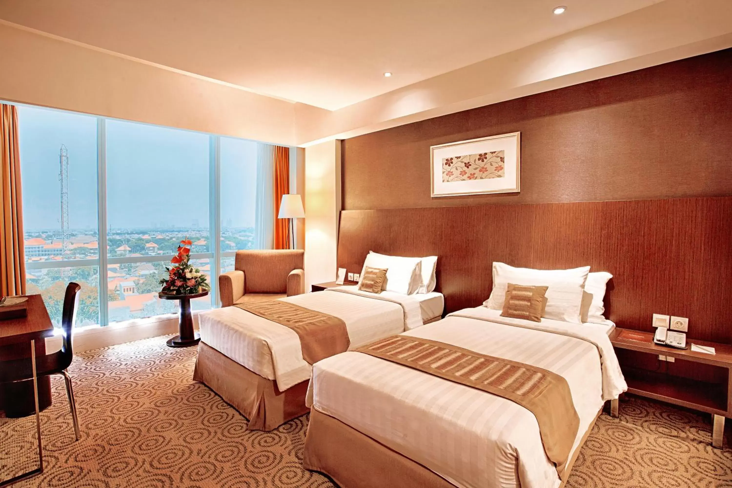 Deluxe Twin Room in The Alana Surabaya Deluxe Twin Room in The Alana Surabaya