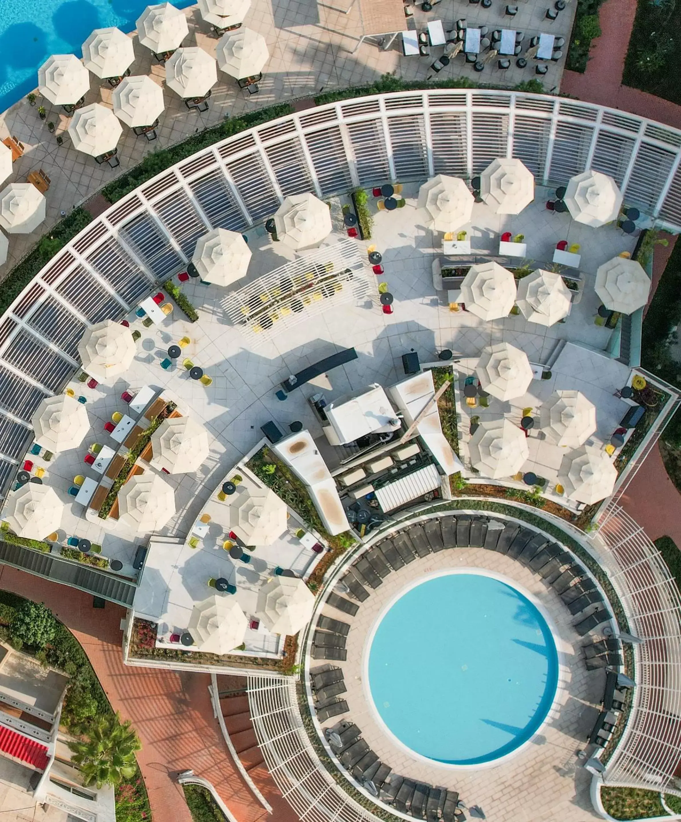 Restaurant/places to eat, Bird's-eye View in Argan Al Bidaa Hotel and Resort , Kuwait