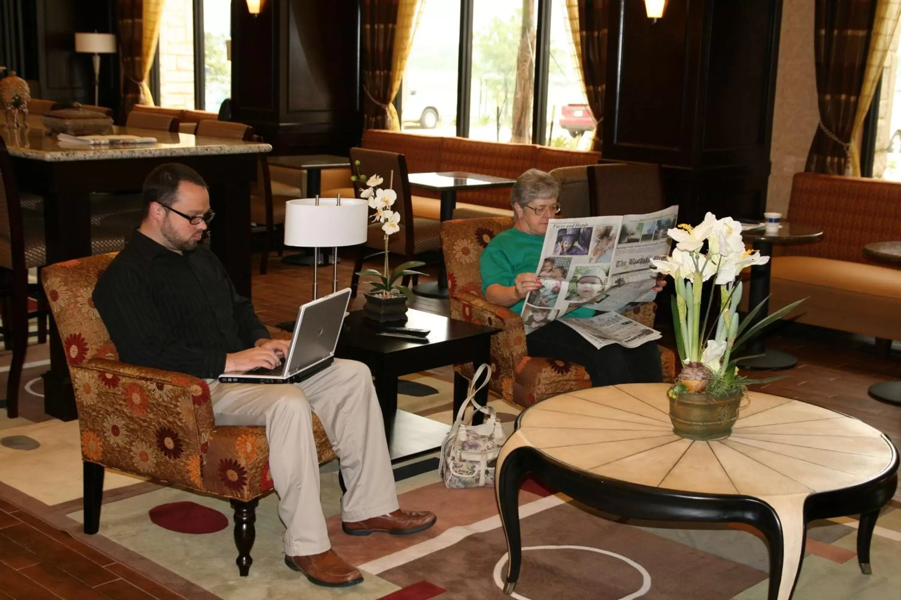 Lobby or reception, Restaurant/Places to Eat in Hampton Inn & Suites Buffalo