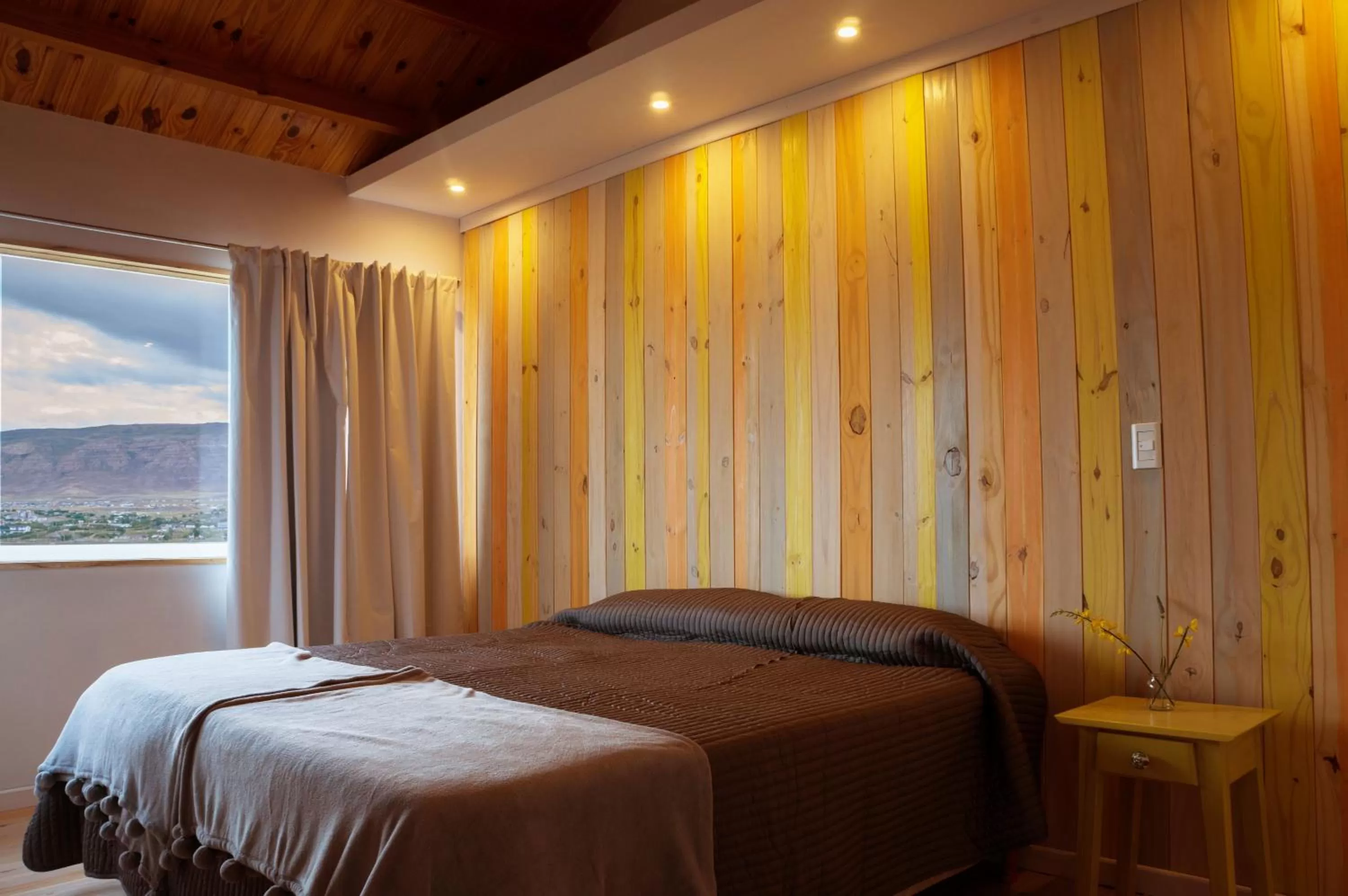 Bed in Hostería La Soberana