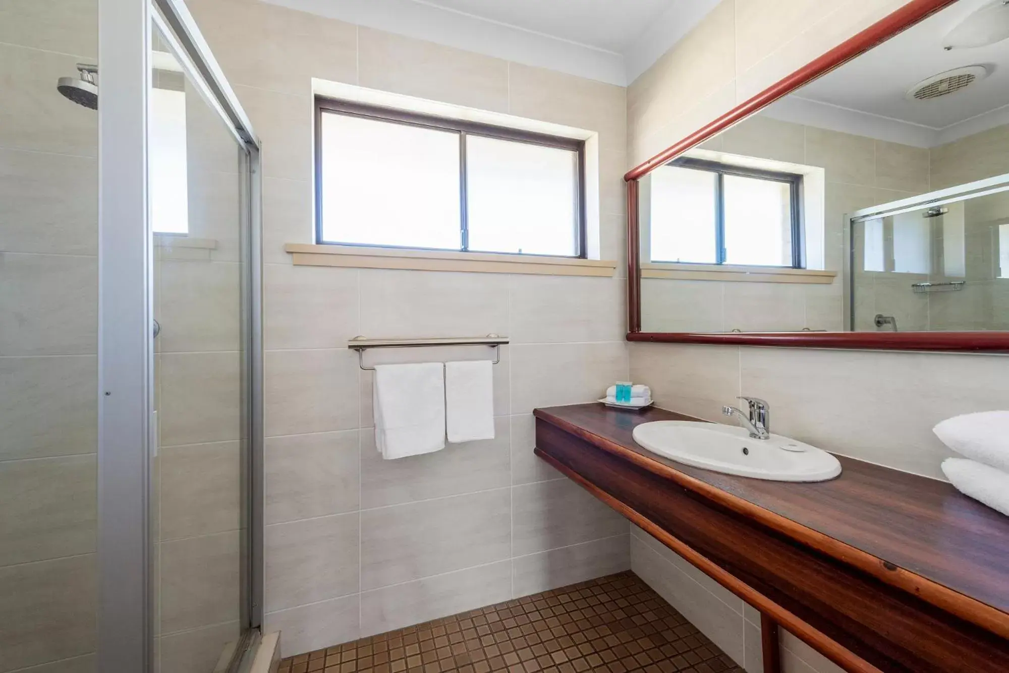 Bathroom in Bomaderry Motor Inn