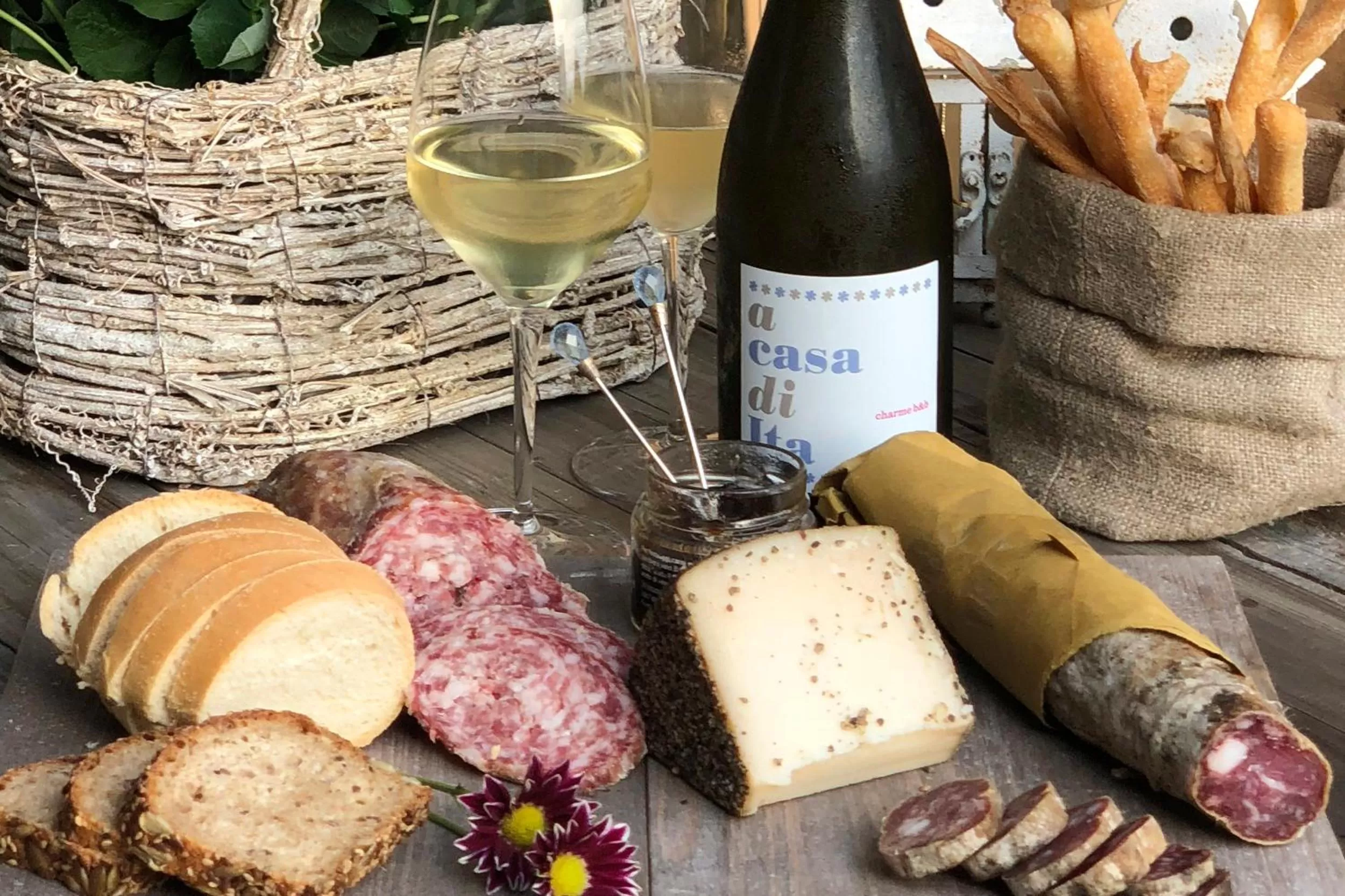 Food and drinks in A Casa Di Ita