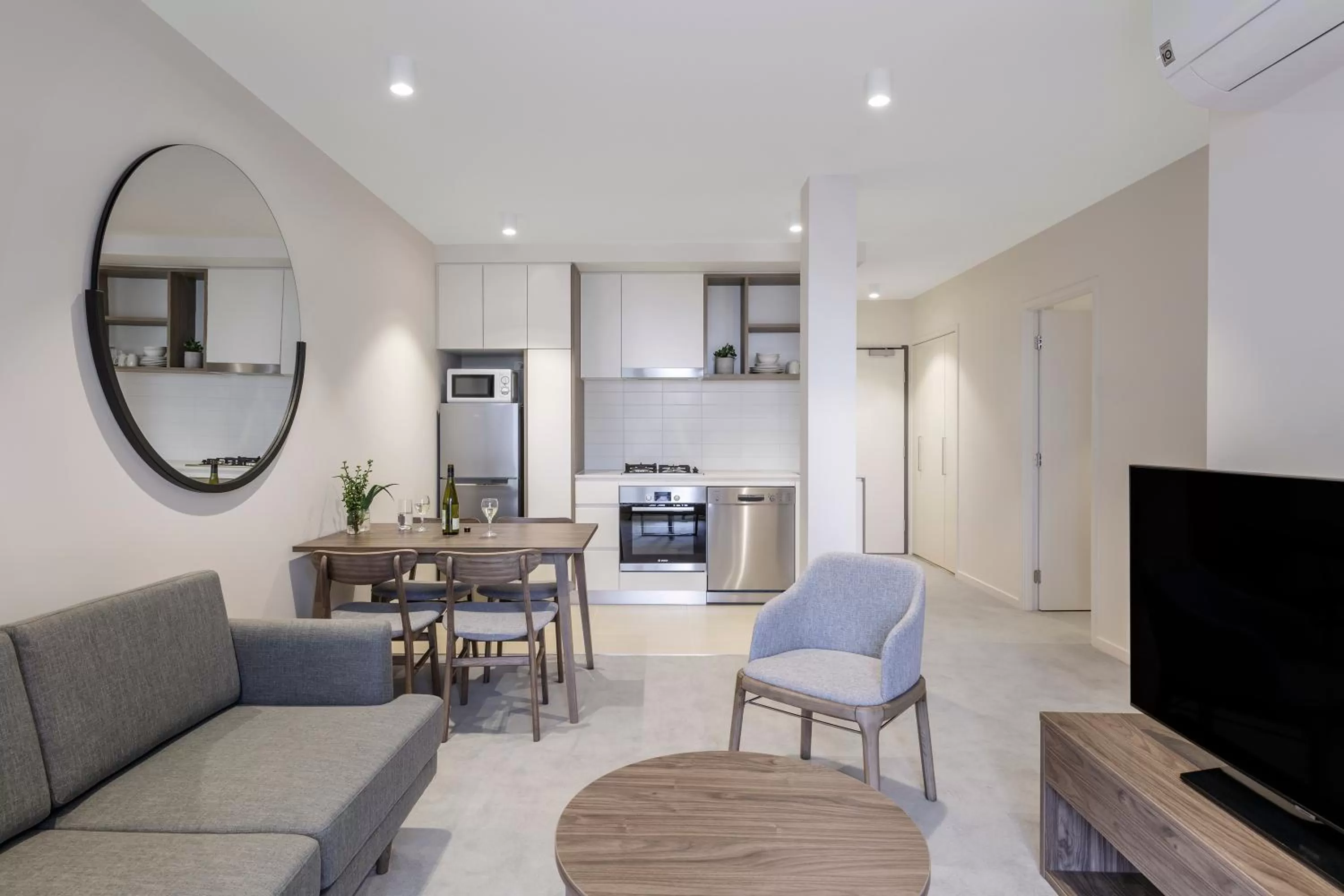 Living room in Brady Apartment Hotel Hardware Lane