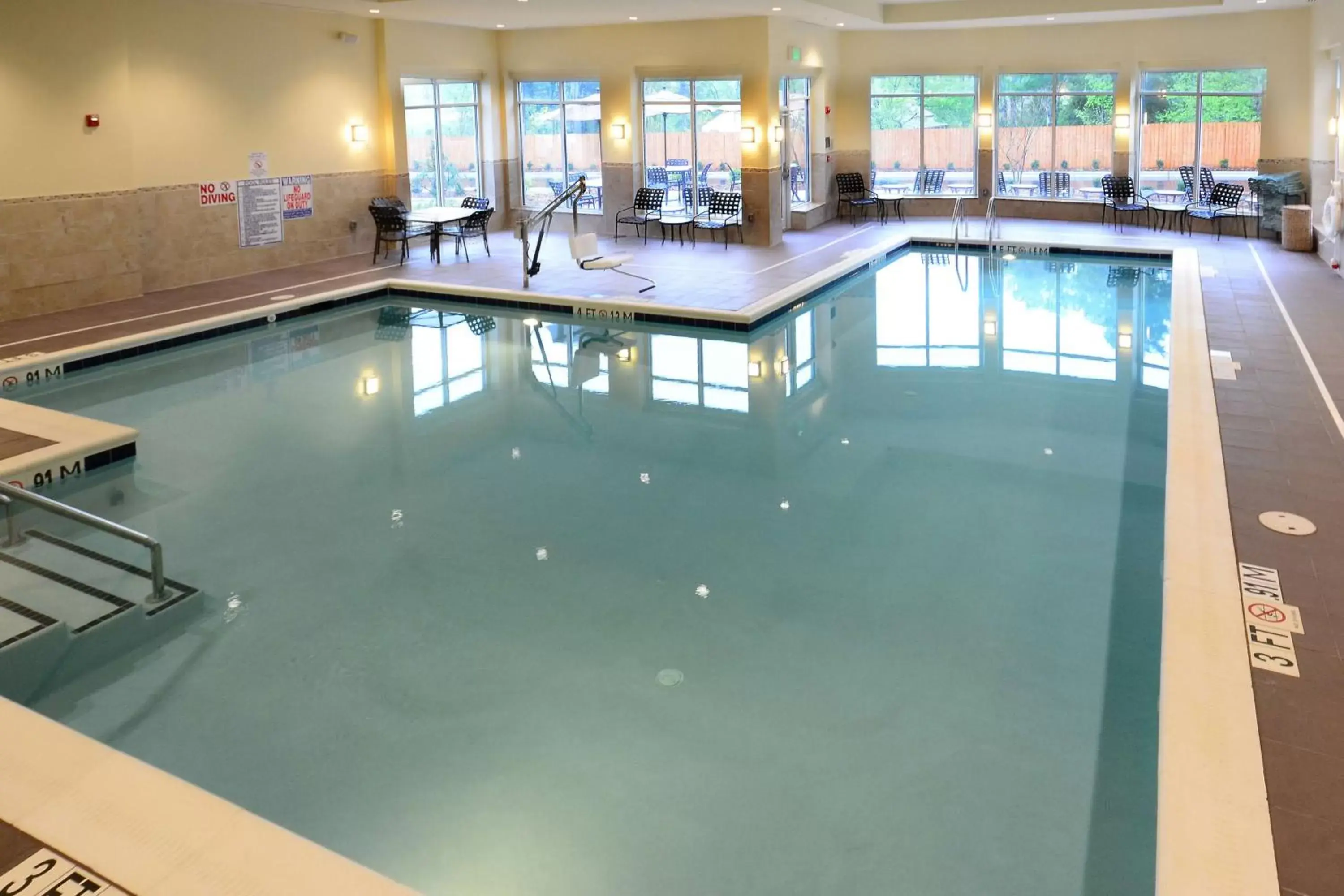 Pool view, Swimming Pool in Hilton Garden Inn Greensboro Airport