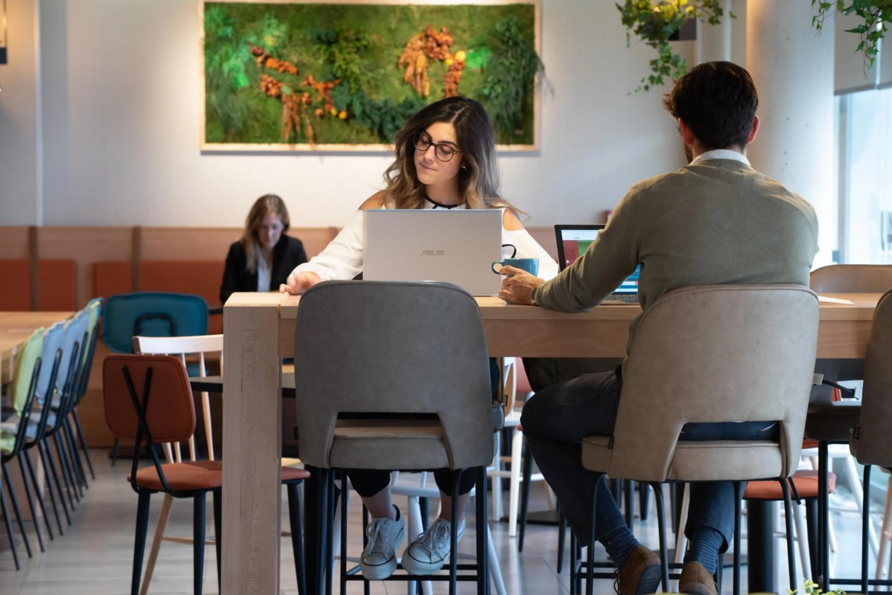 Seating area in Hotel Bed4U Pamplona