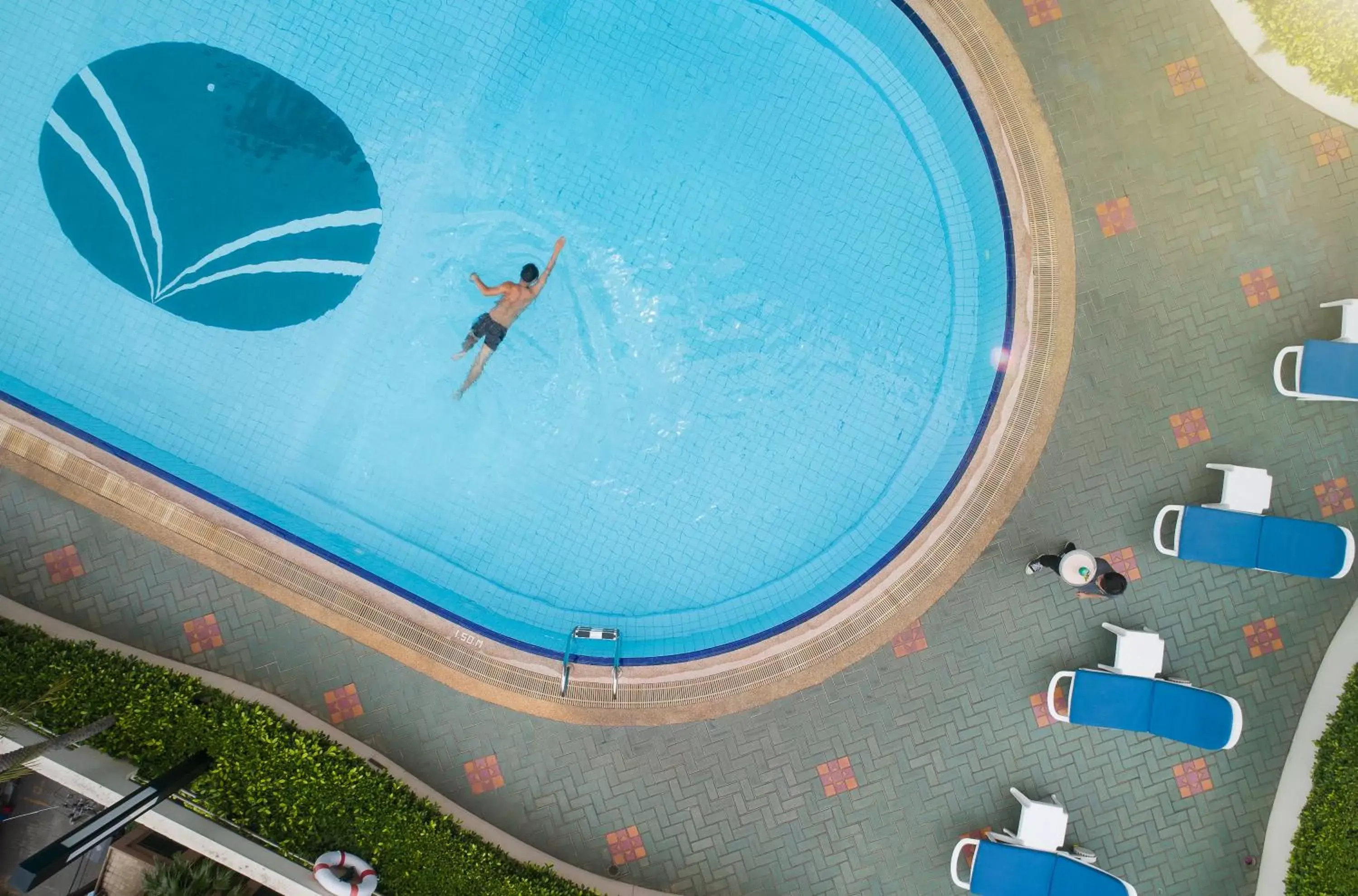 Bird's eye view, Pool View in The Emerald Hotel - SHA Extra Plus