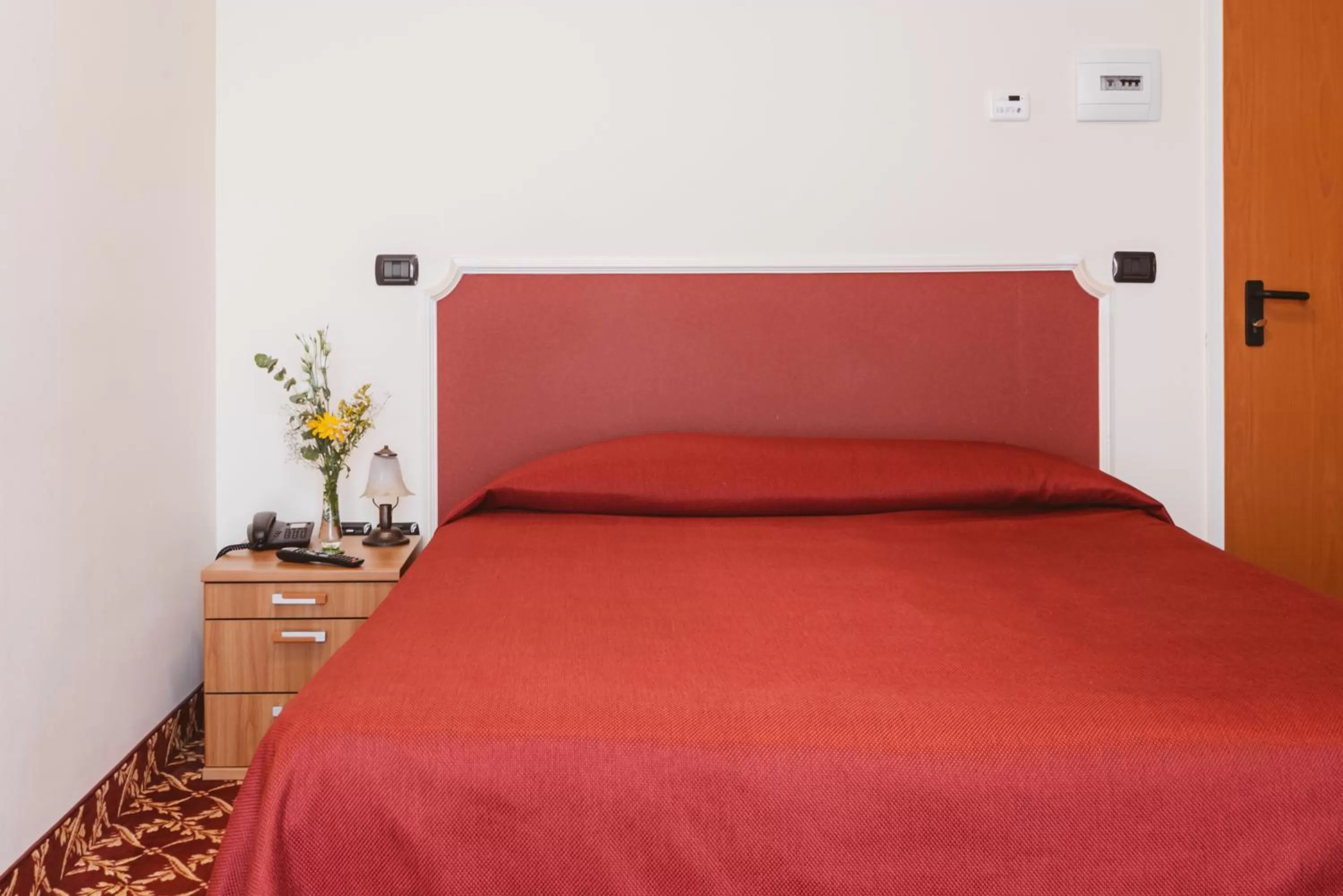 Bed in Hotel Villa Del Sorriso