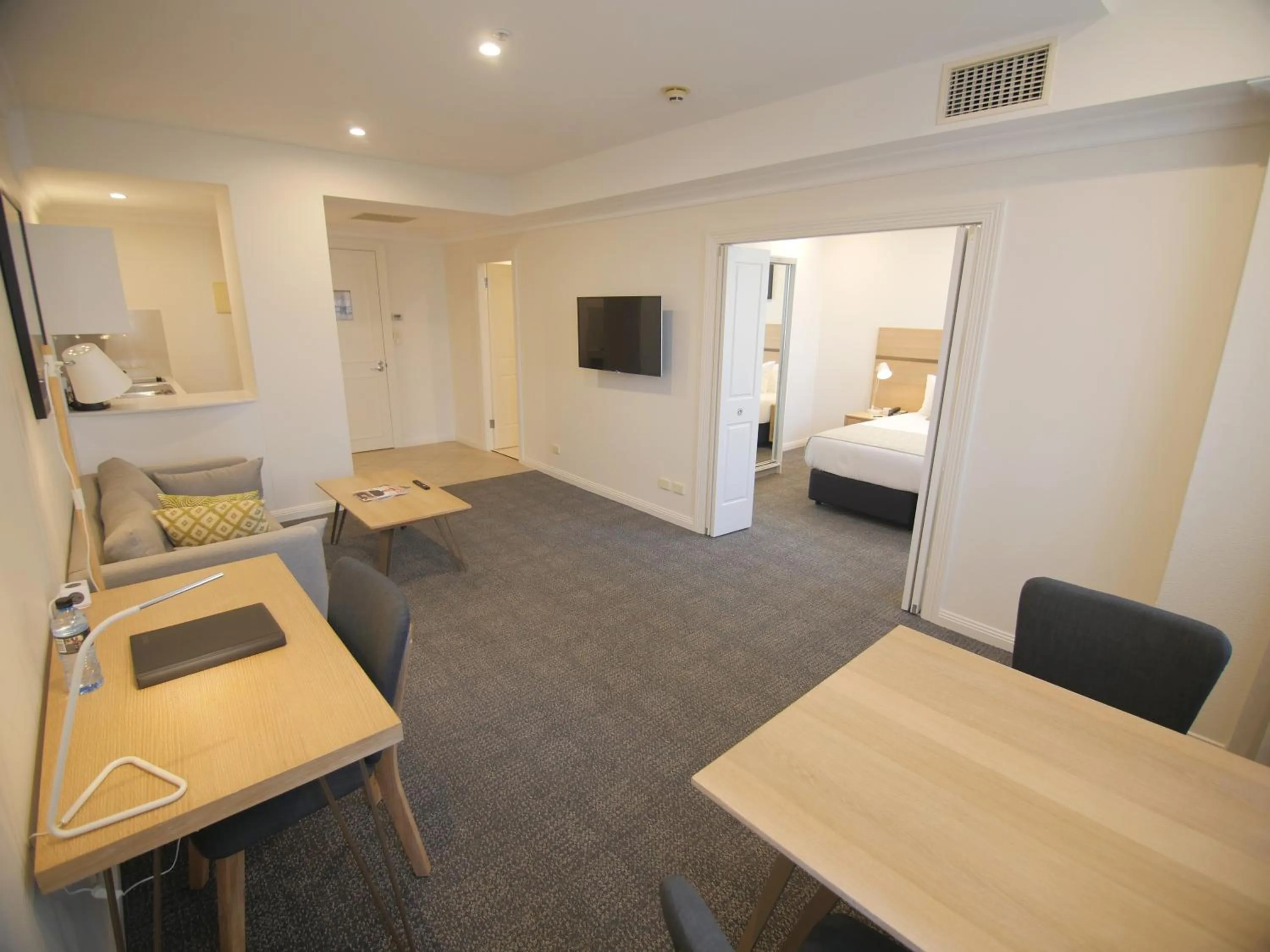 Living room, Seating Area in Quality Apartments Adelaide Central