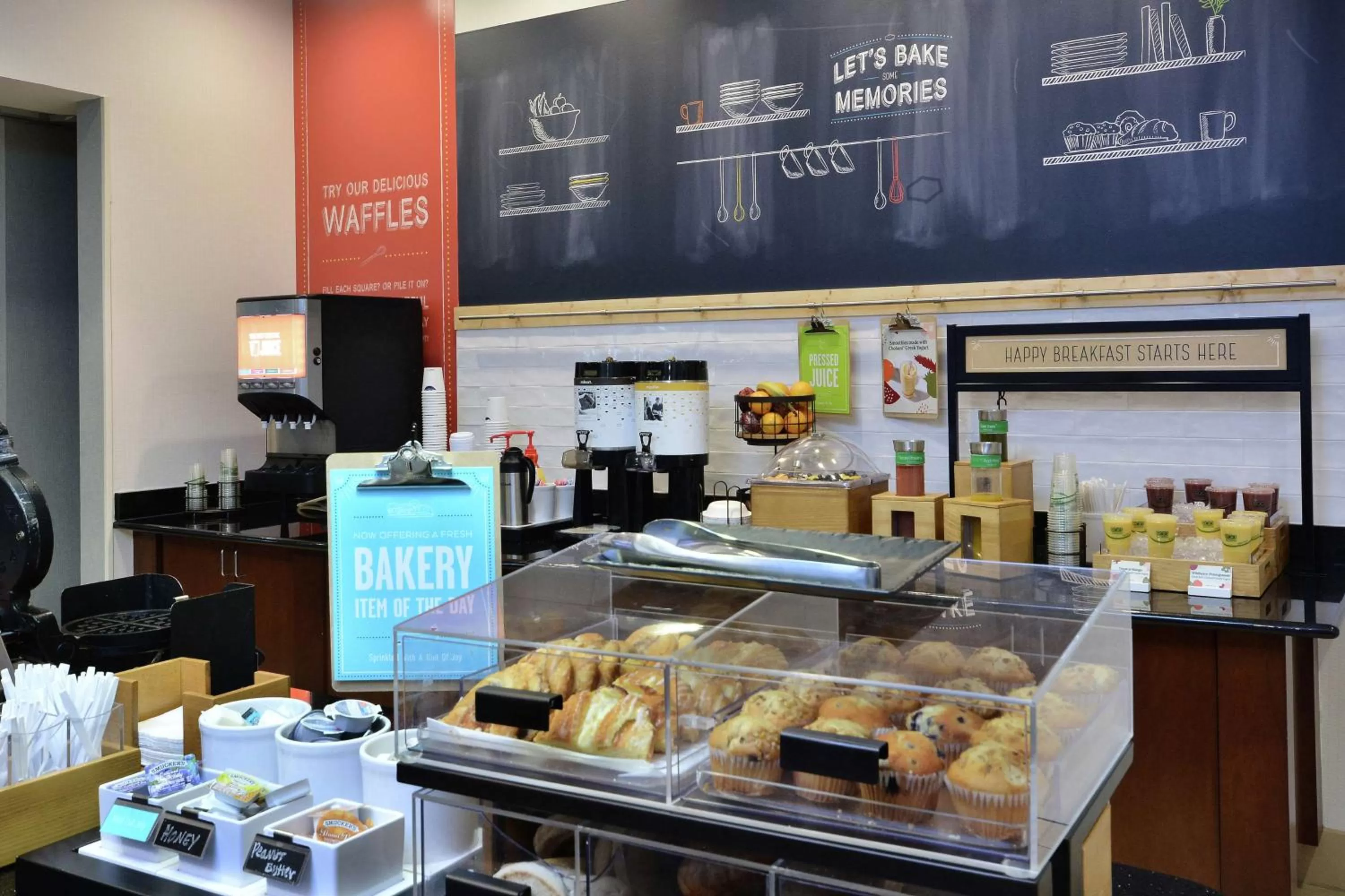 Breakfast in Hampton Inn Raleigh/Durham Airport