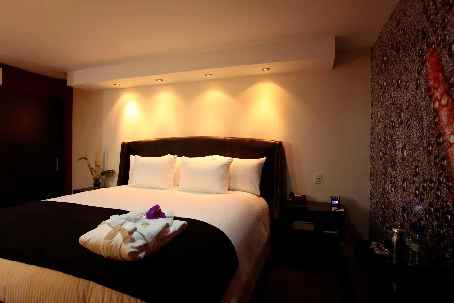 Bed in Riande Urban Hotel