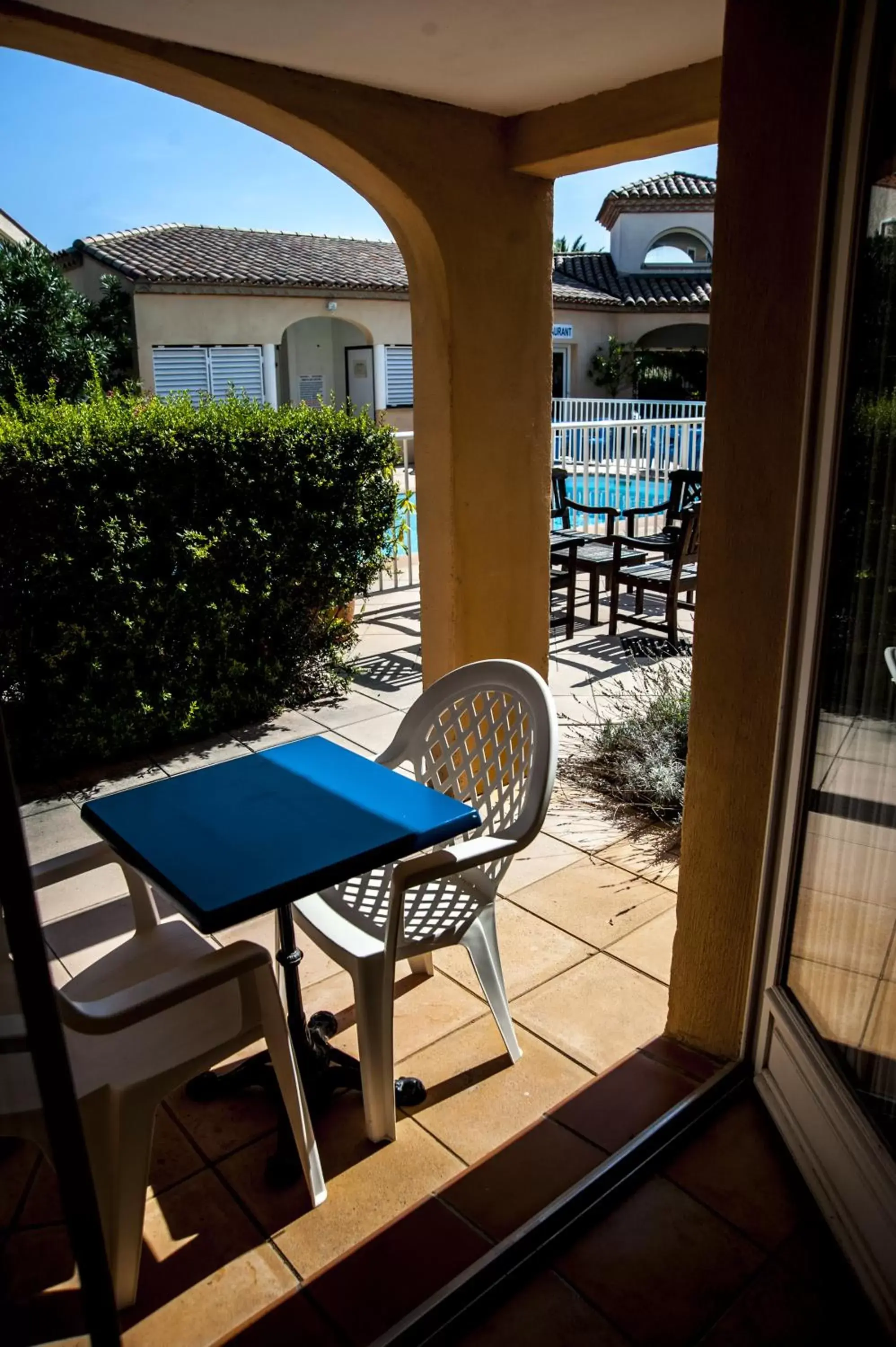 Balcony/Terrace in Hôtel Le Leukos