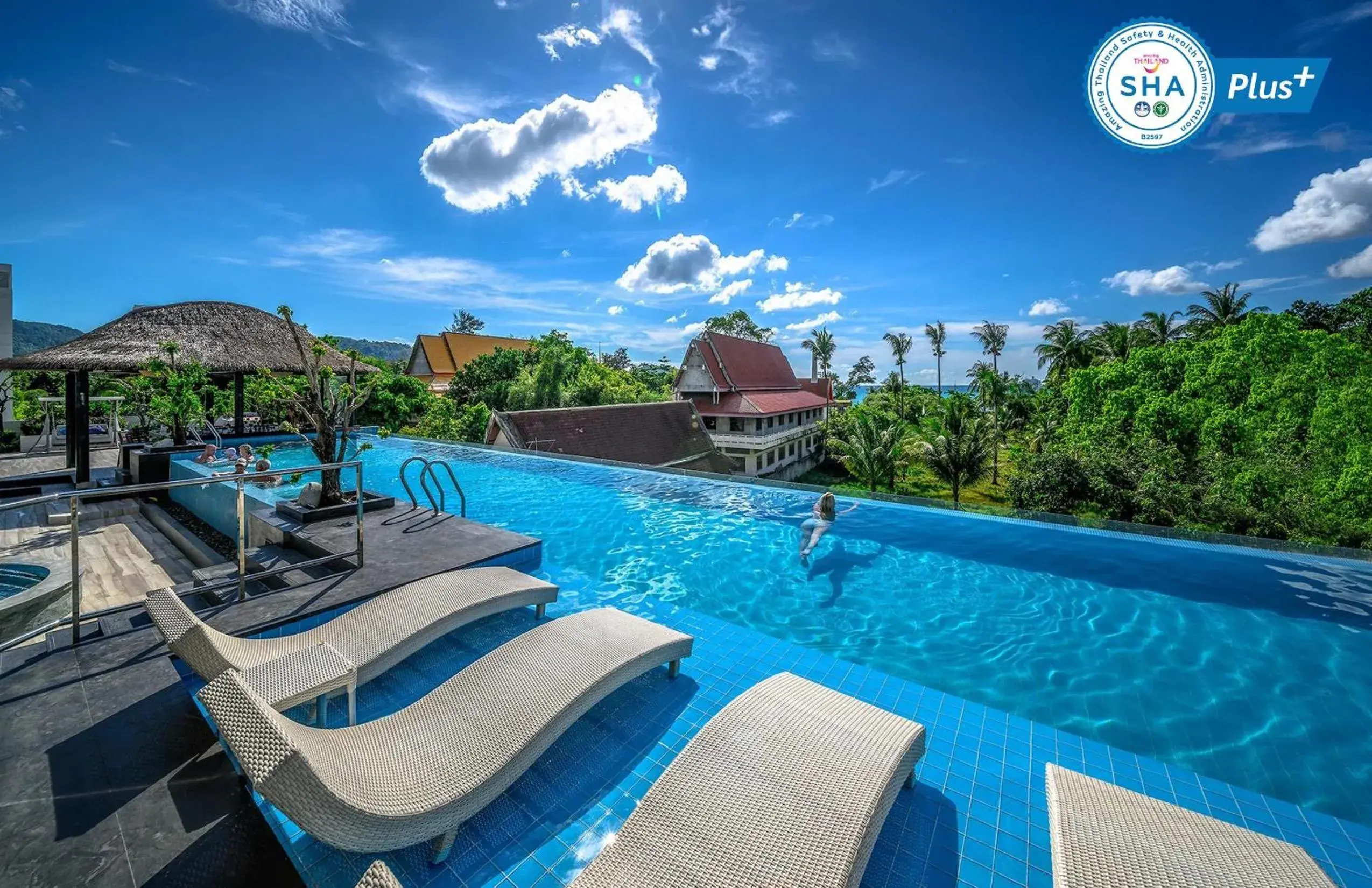 Swimming pool in Andaman Beach Suites Hotel, Patong Phuket Swimming pool in Andaman Beach Suites Hotel, Patong Phuket