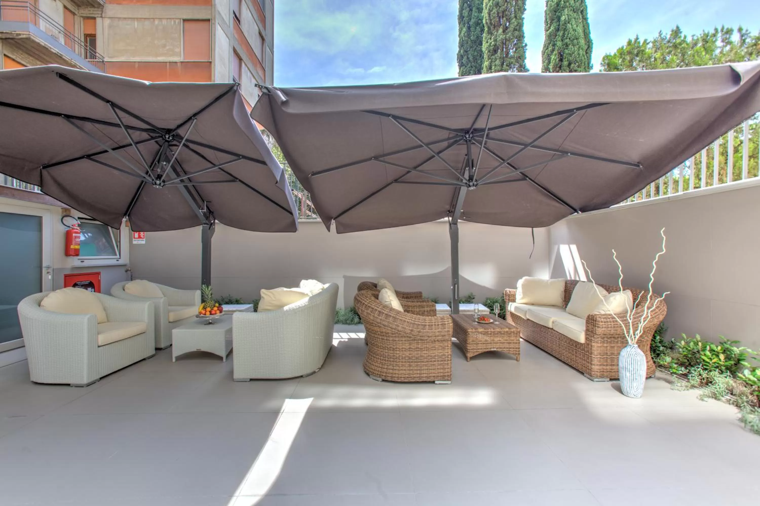 Balcony/Terrace in Mh Florence Hotel & Spa