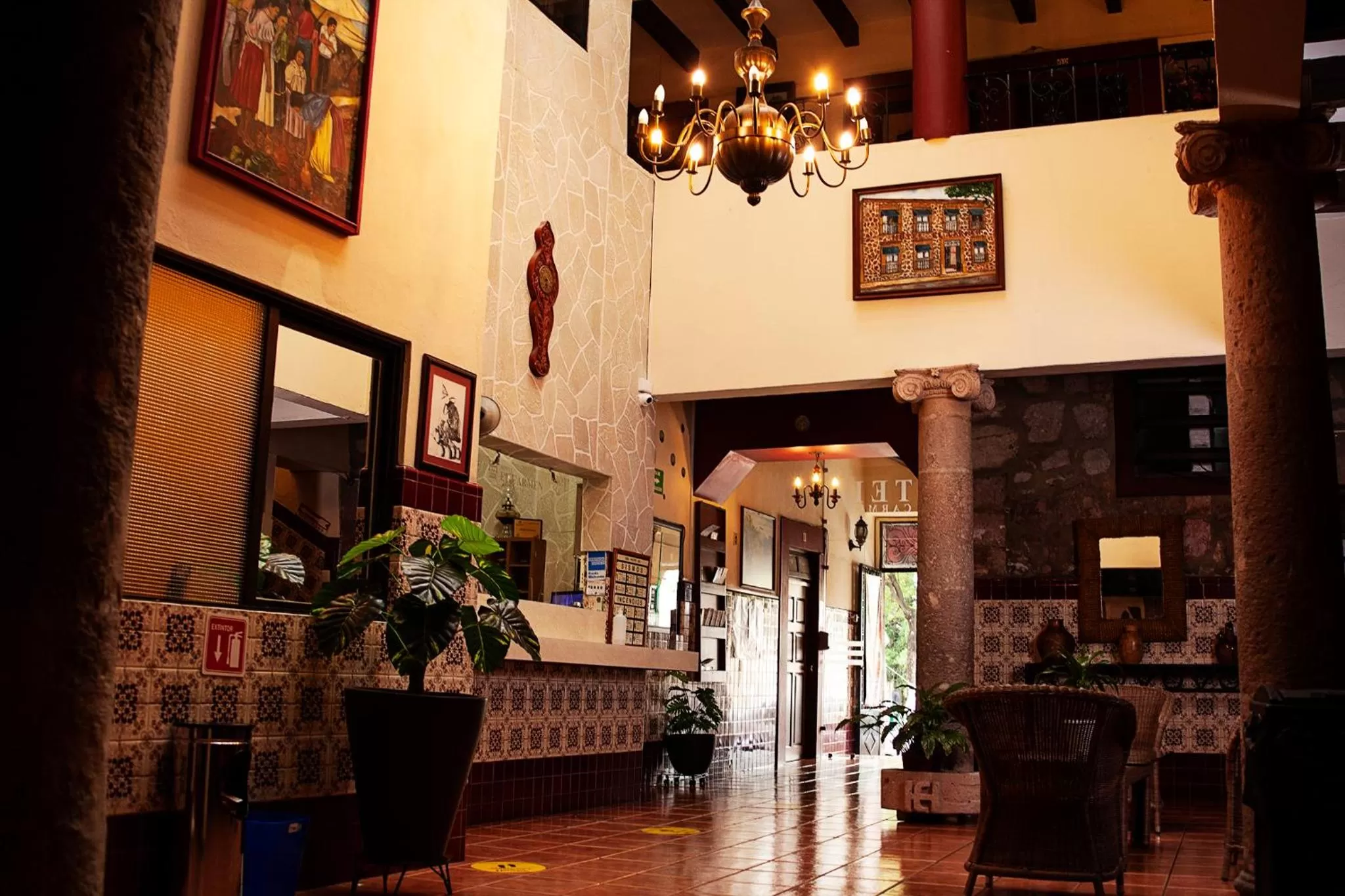Property building in Hotel el Carmen, Morelia