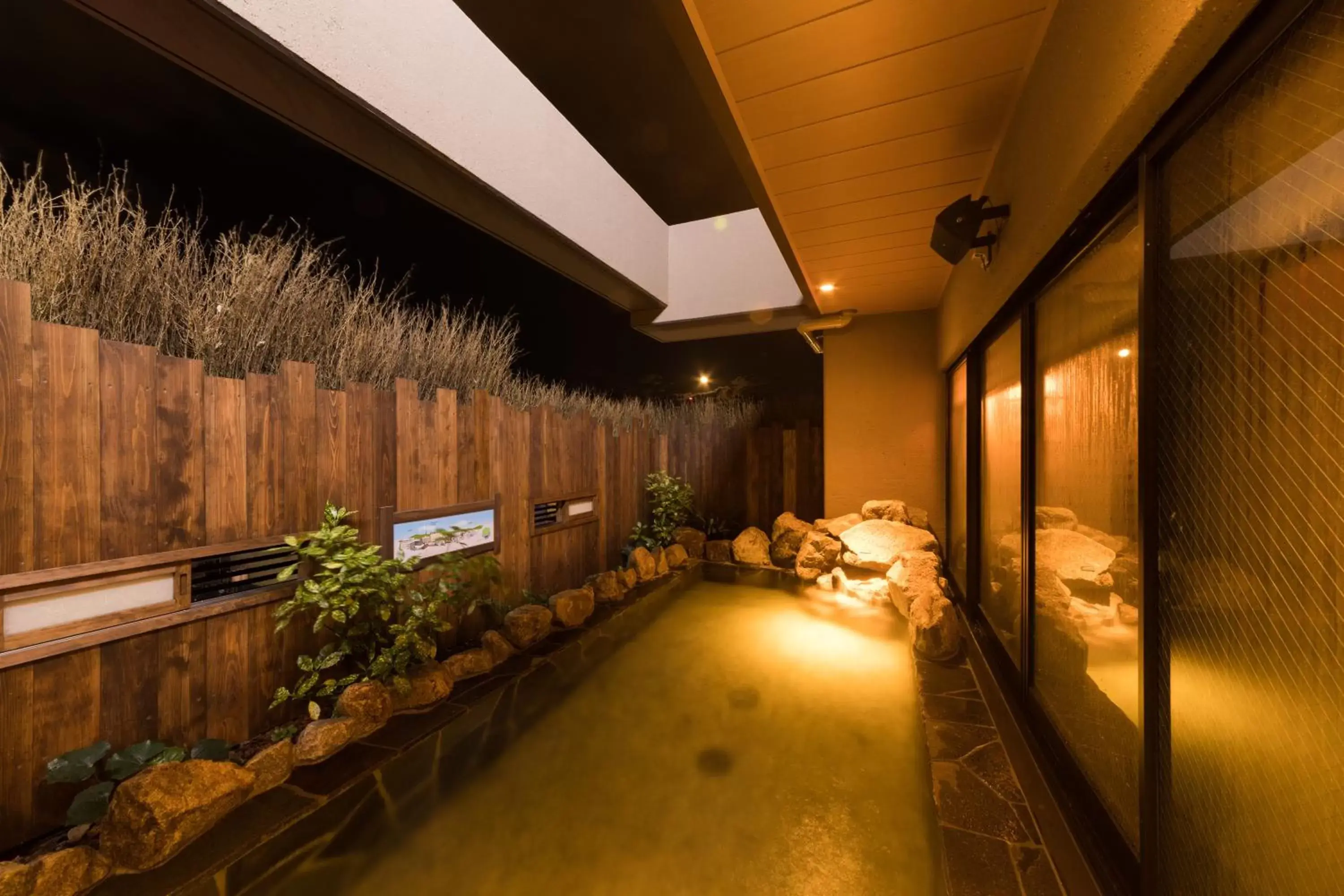 Open Air Bath in Dormy Inn Matsuyama Natural Hot Spring